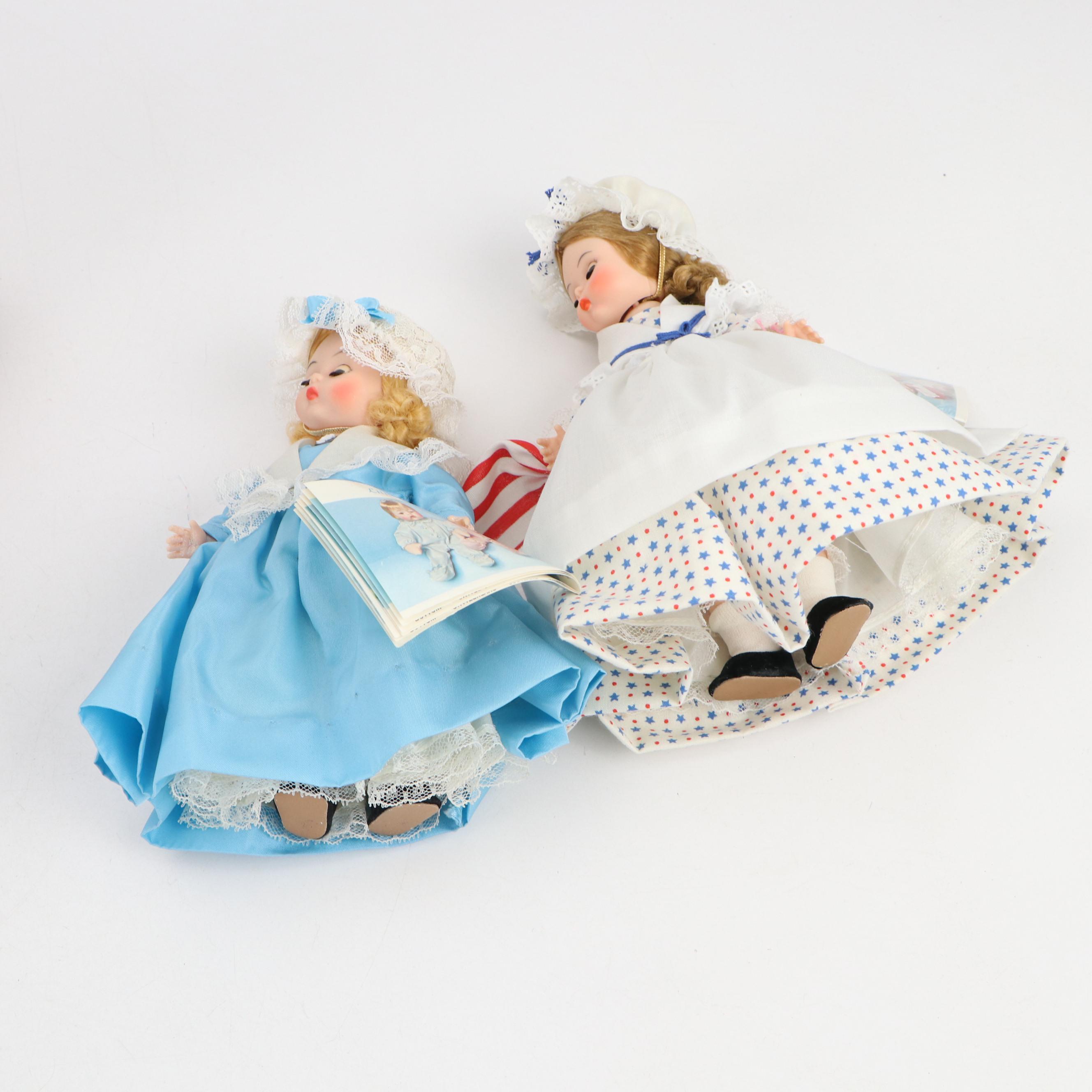 Madame Alexander International Collection and Betsy Ross Dolls with Others