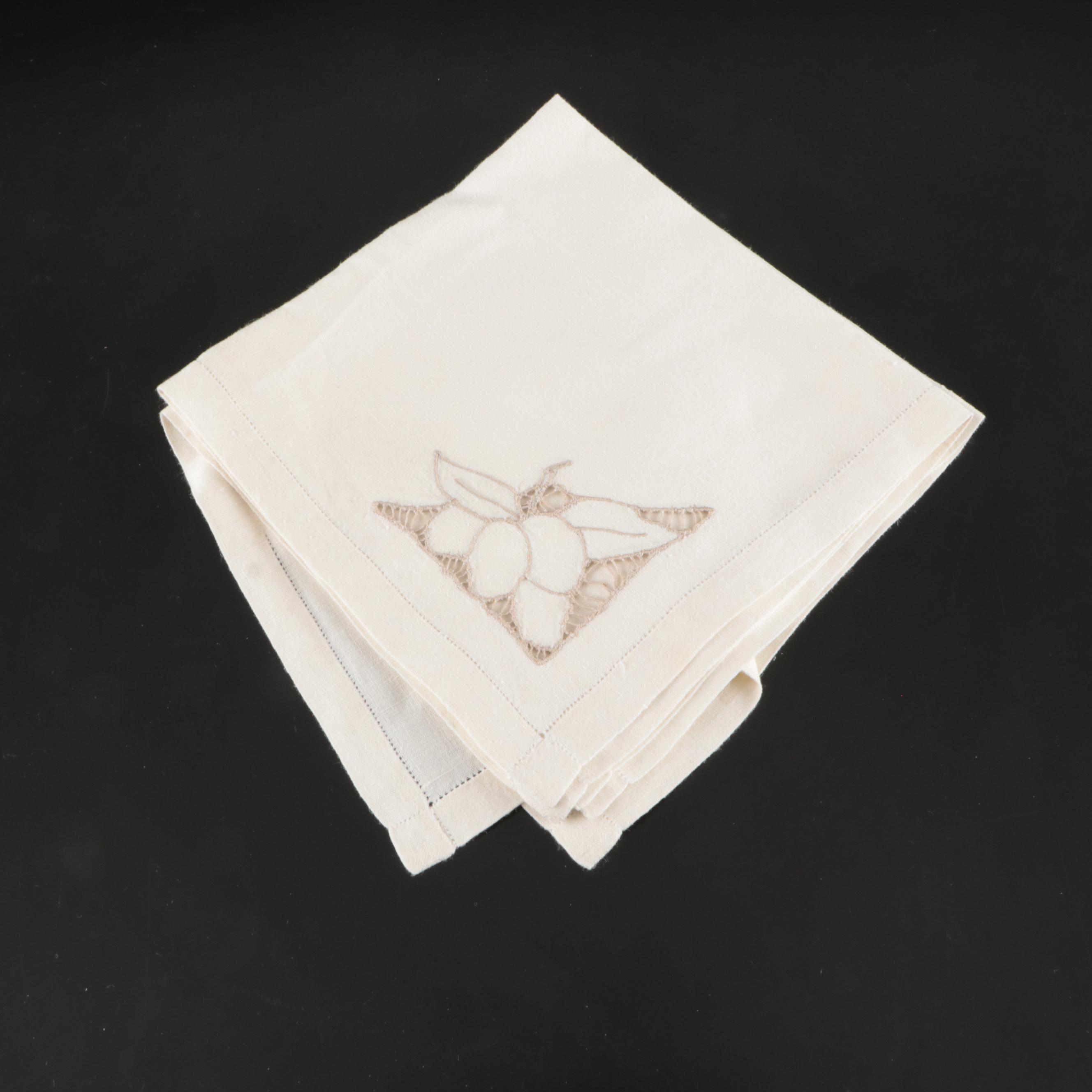 Lace-Edged with Embroidered and Cutwork Linens, 20th Century