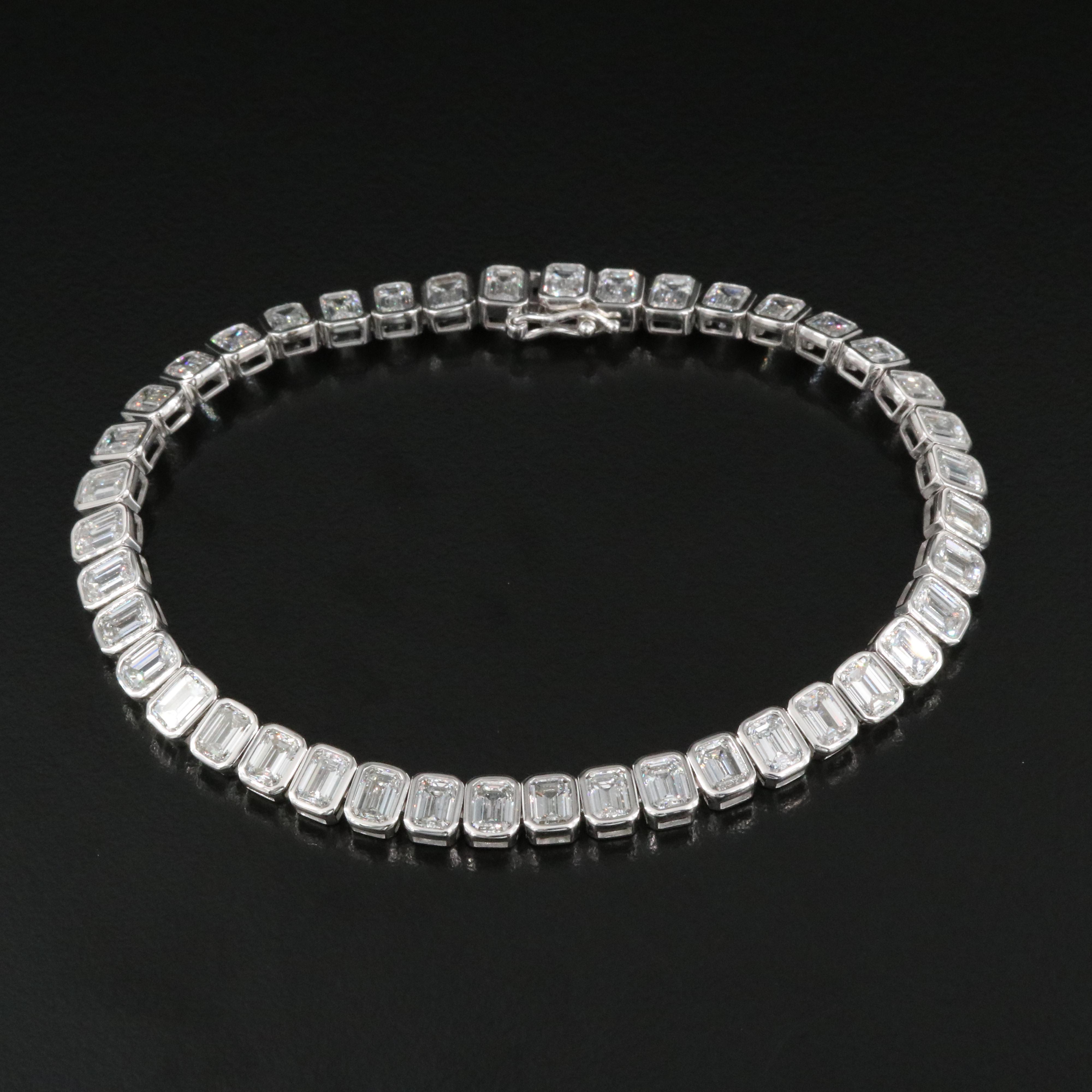 14K 14.42 CTW Lab Grown Diamond Line Bracelet