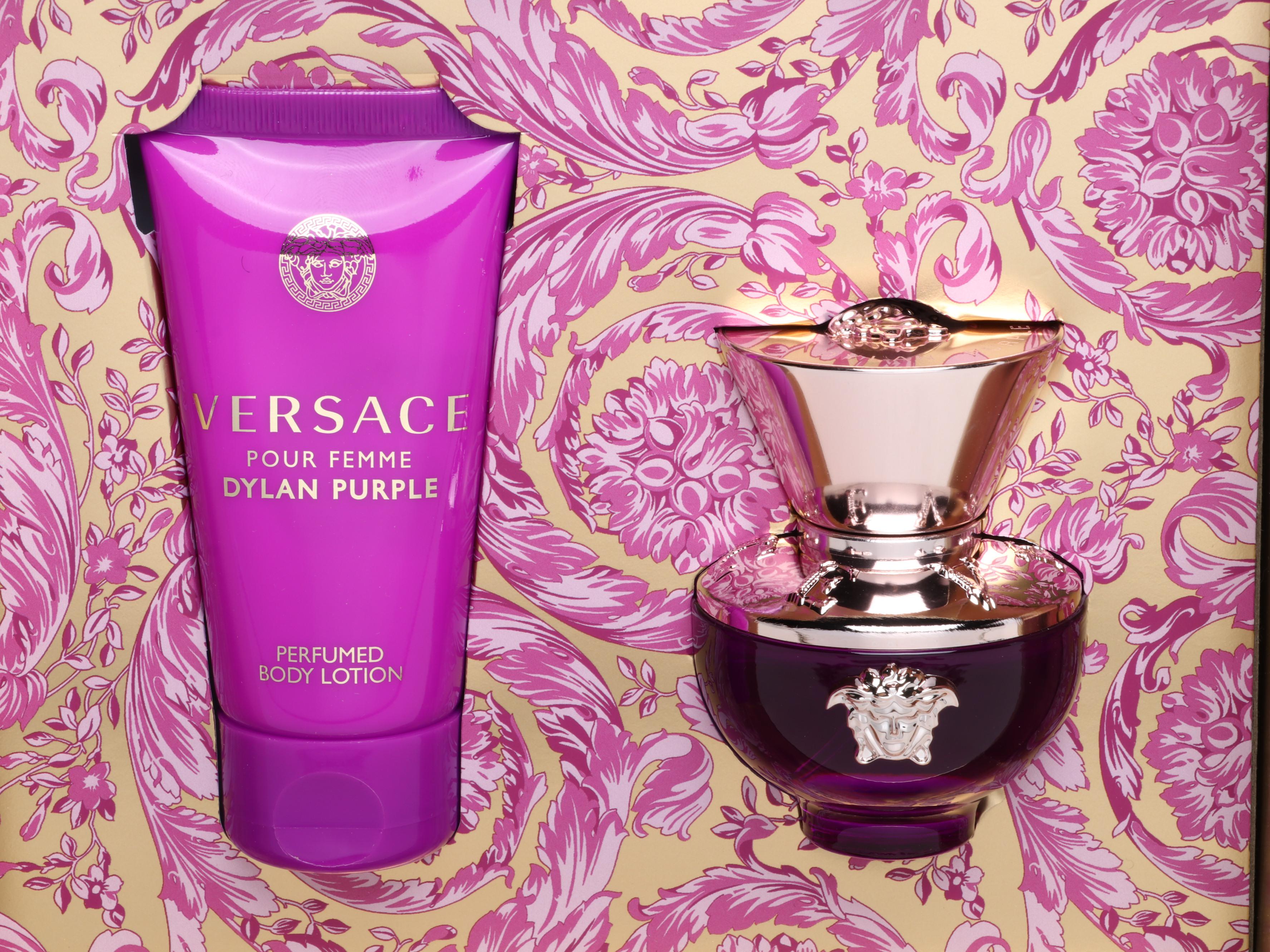 Versace Dylan Purple Eau De Parfum and Perfumed Body Lotion