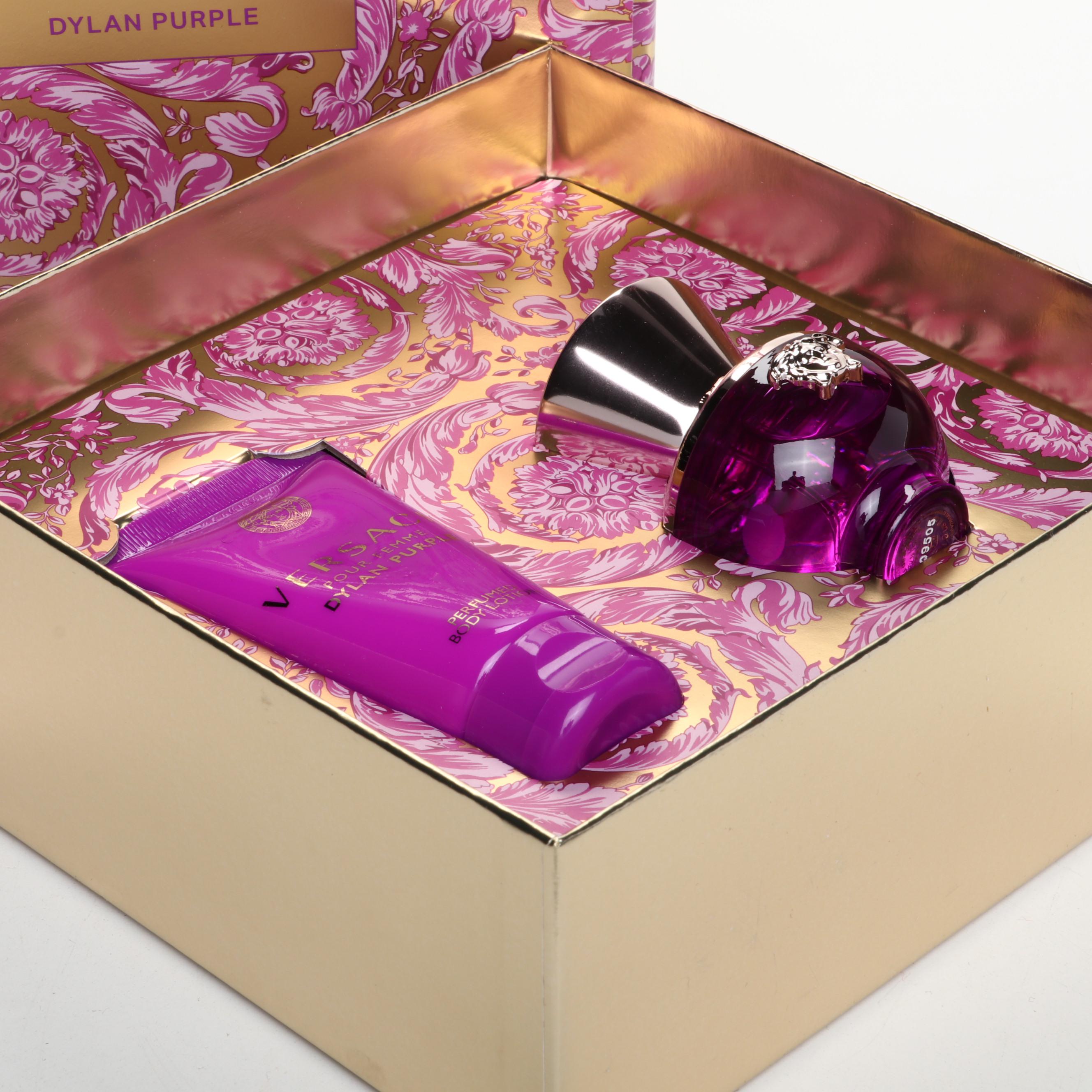 Versace Dylan Purple Eau De Parfum and Perfumed Body Lotion