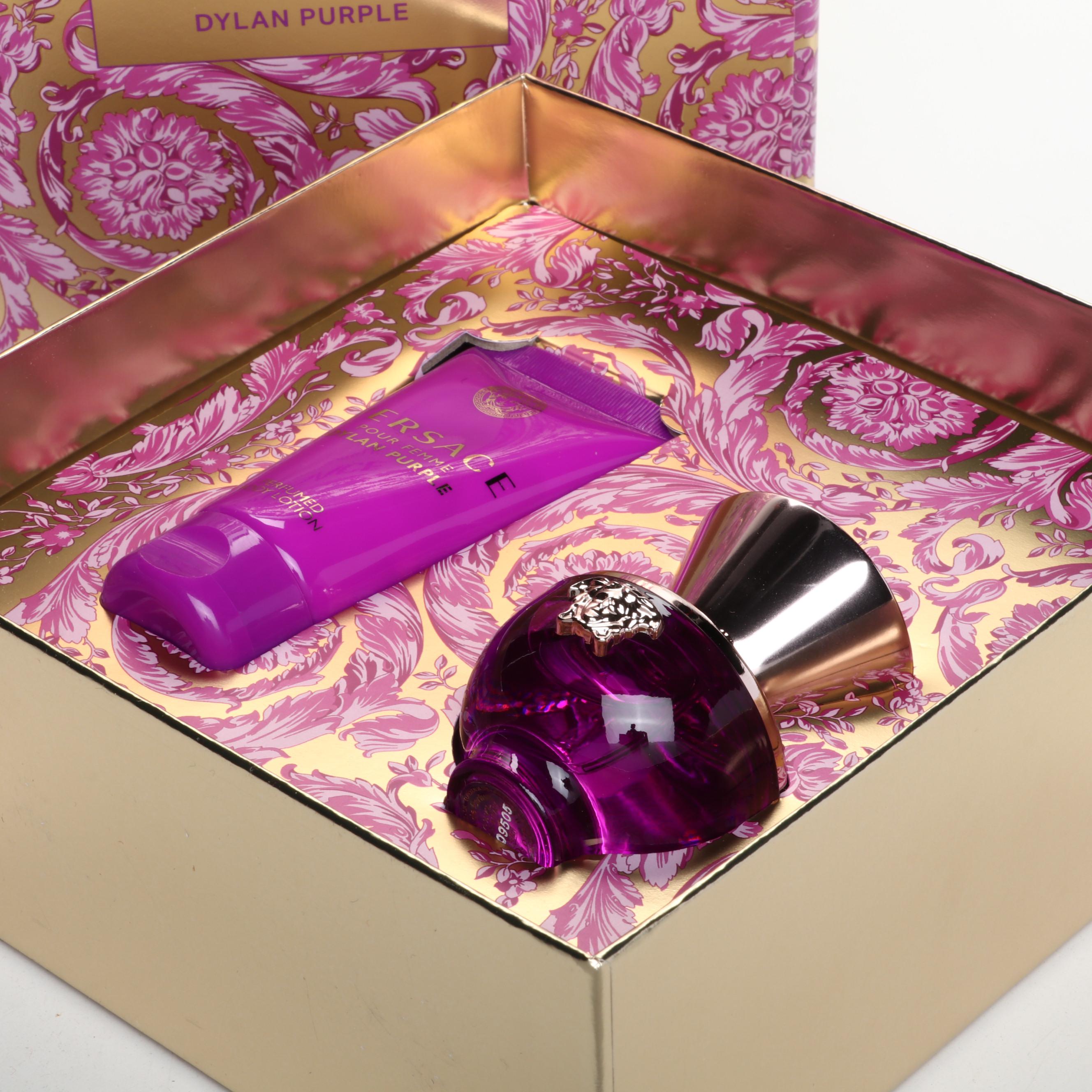 Versace Dylan Purple Eau De Parfum and Perfumed Body Lotion