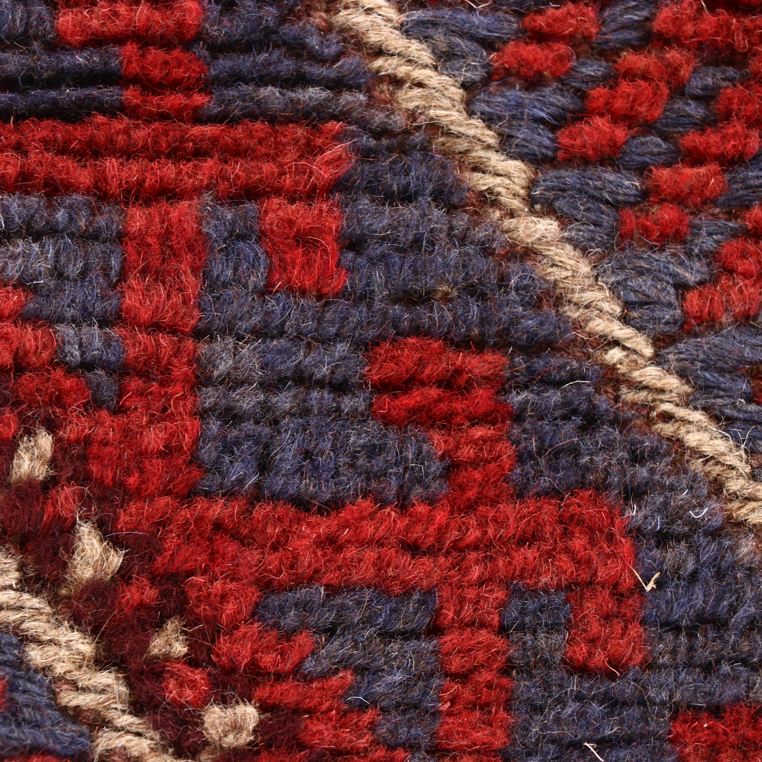 1'11 x 7'10 Handwoven Afghan Mashwani Carpet Runner