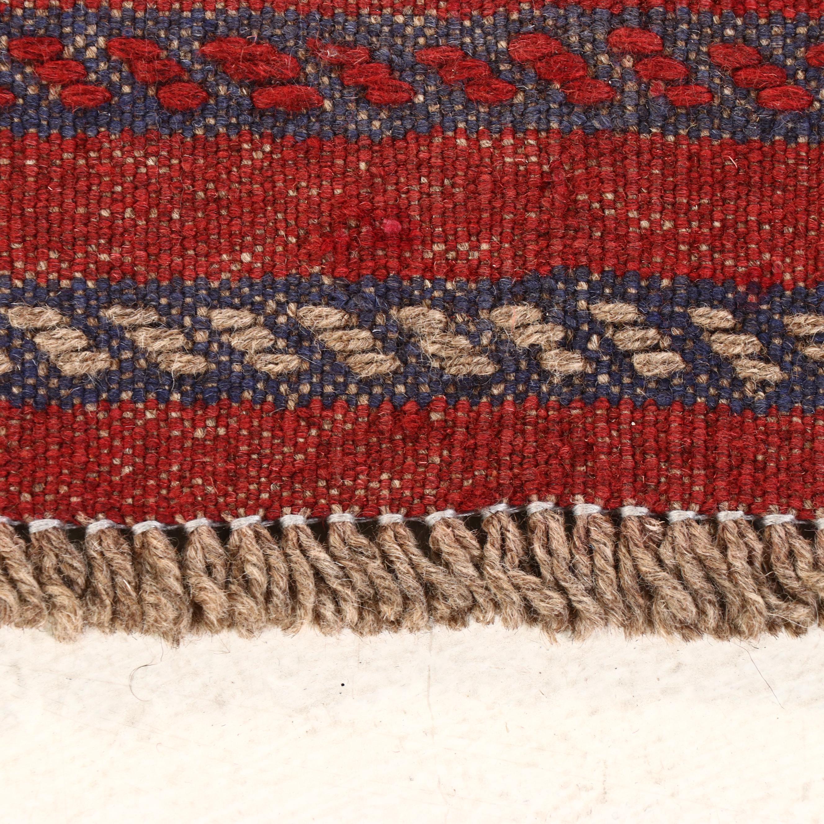 1'11 x 7'10 Handwoven Afghan Mashwani Carpet Runner