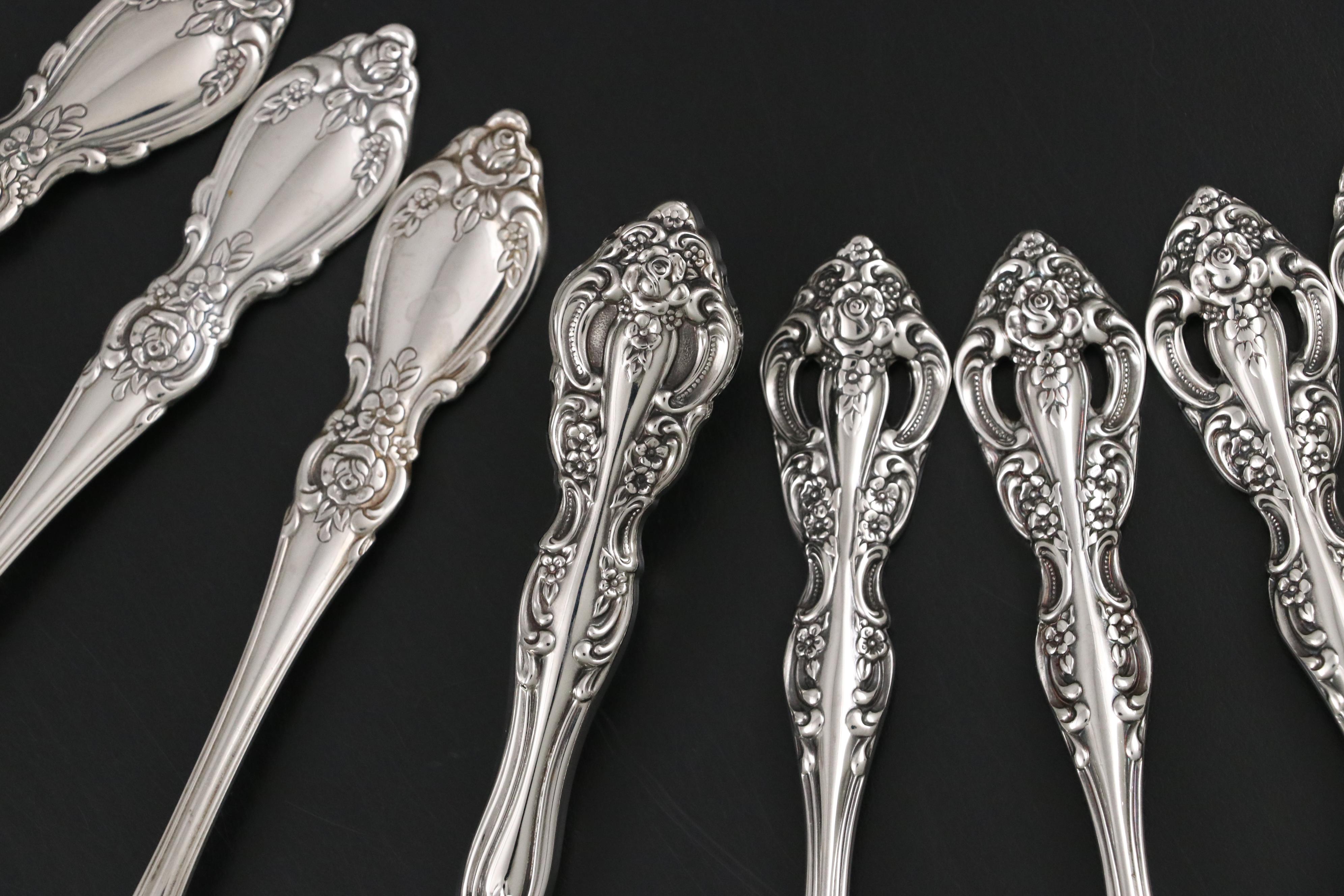 Oneida "Brahms" with "Plantation" Stainless Steel Flatware and Serving Utensils