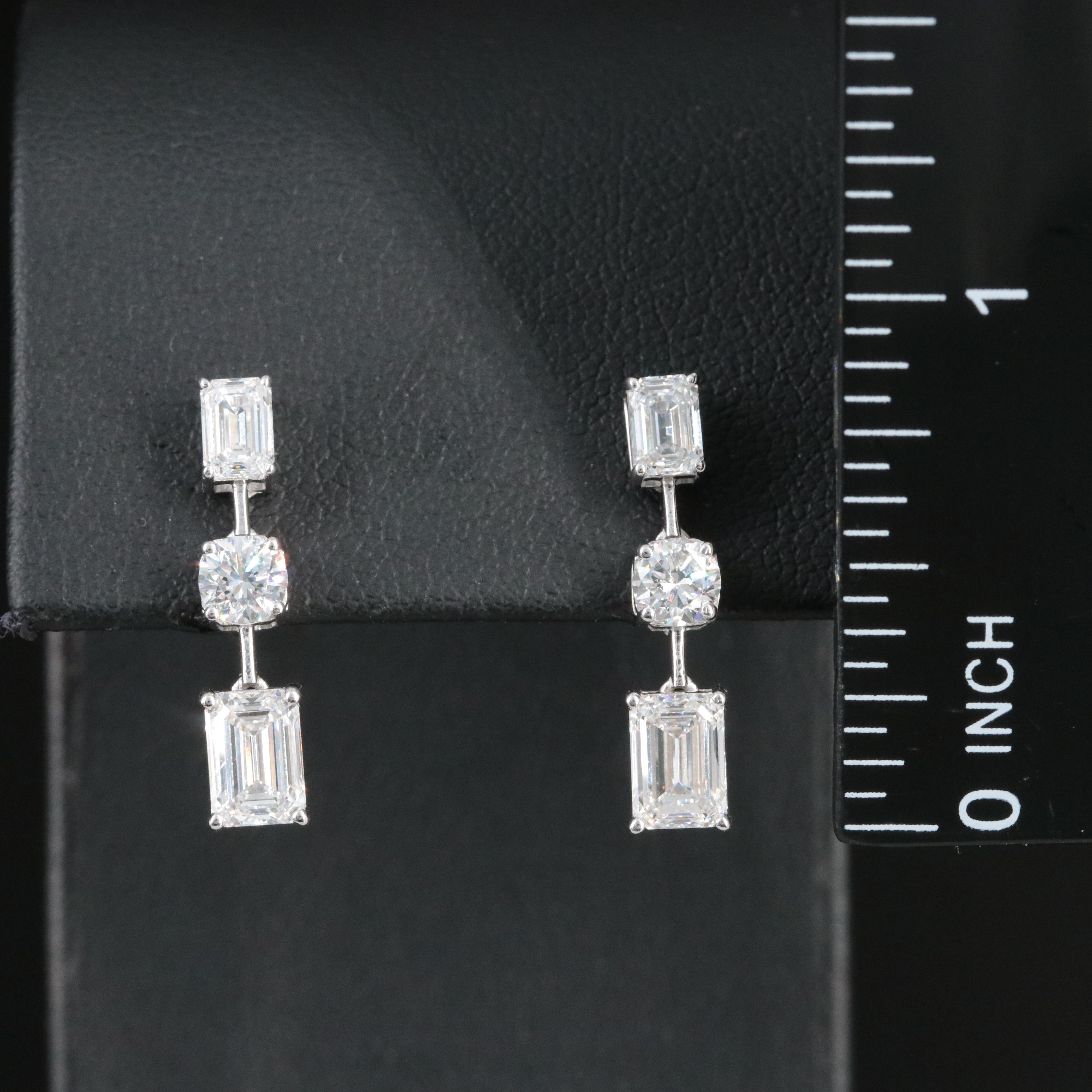 14K 2.77 CTW Lab Grown Diamond Earrings
