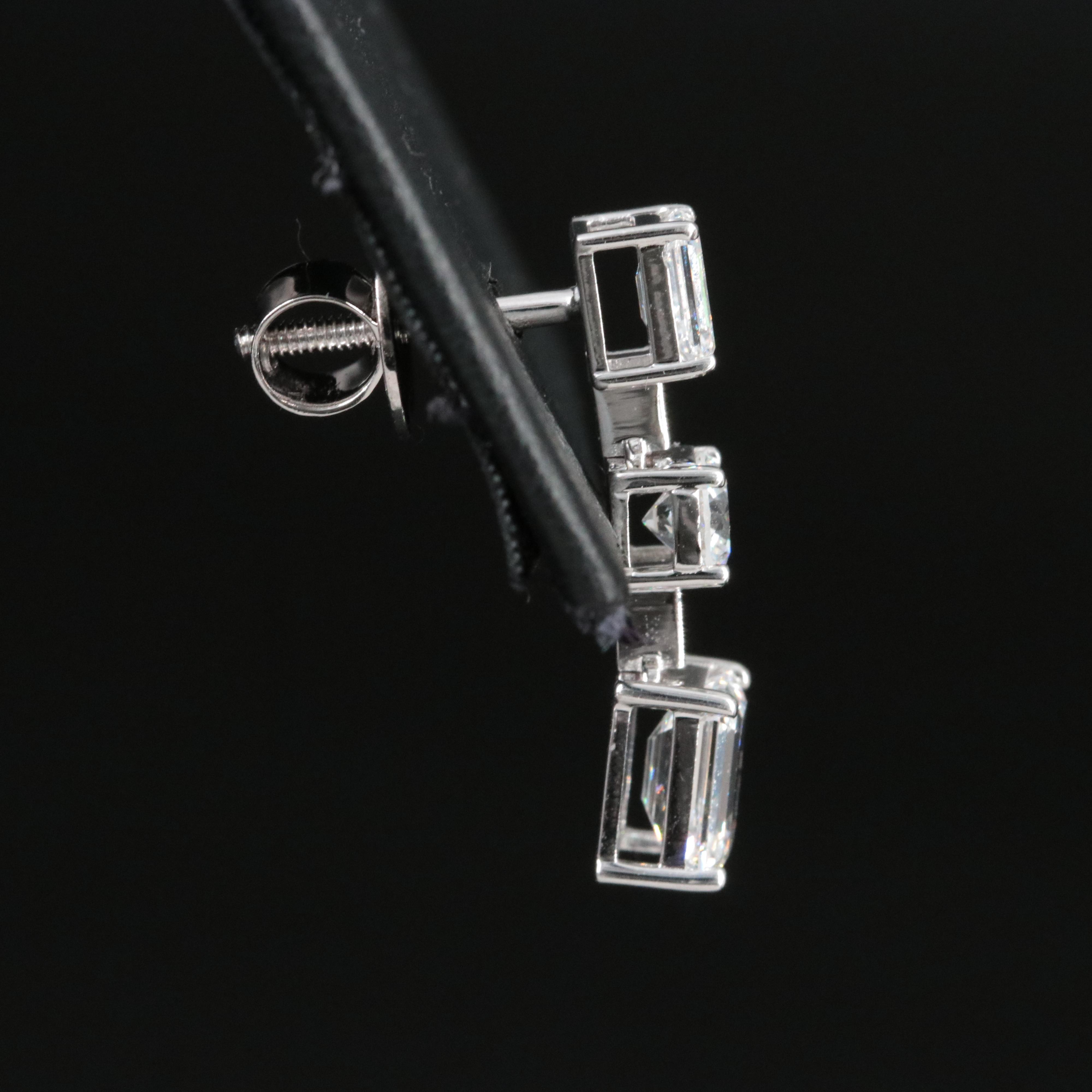 14K 2.77 CTW Lab Grown Diamond Earrings