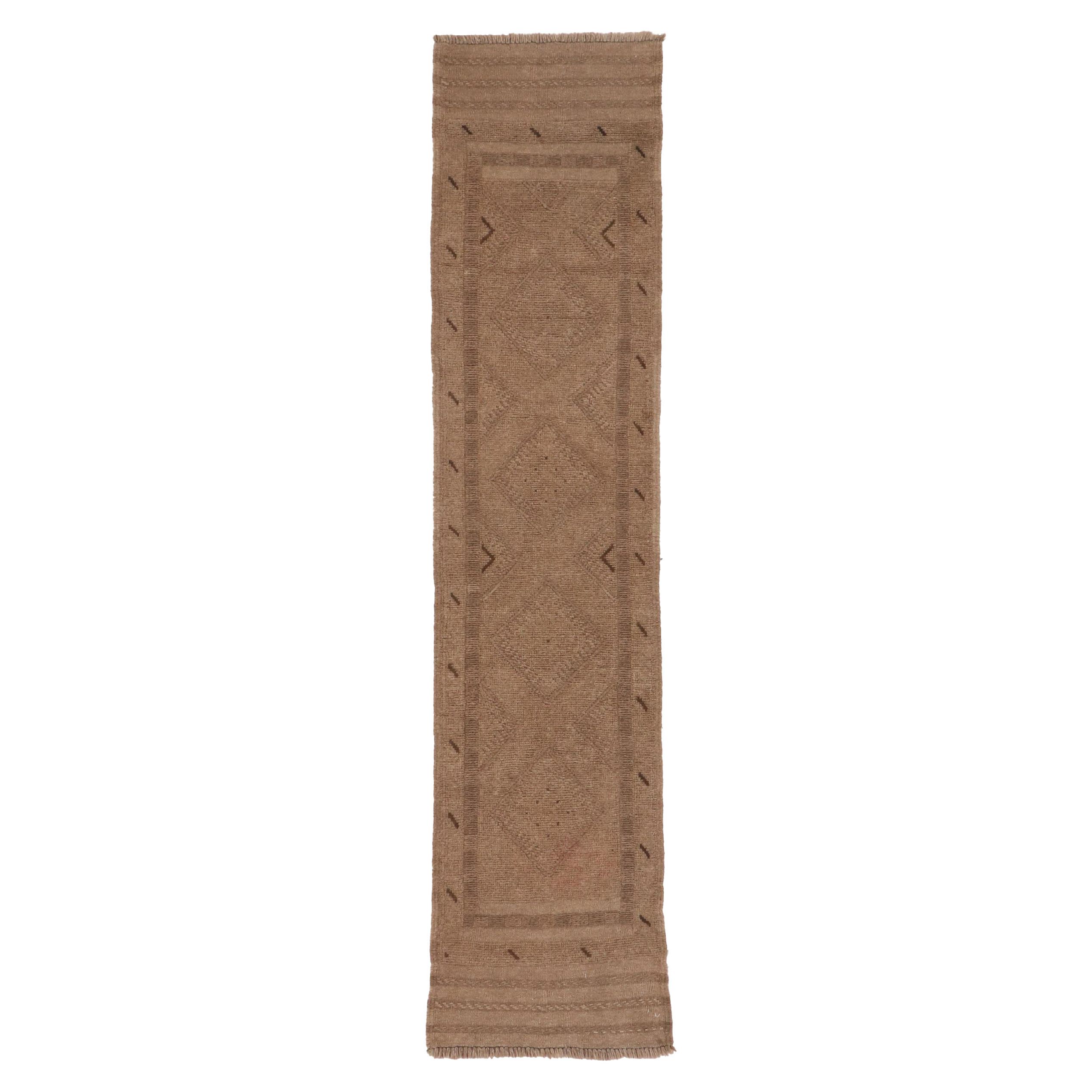 1'11 x 8'7 Handwoven Afghan Mashwani Carpet Runner