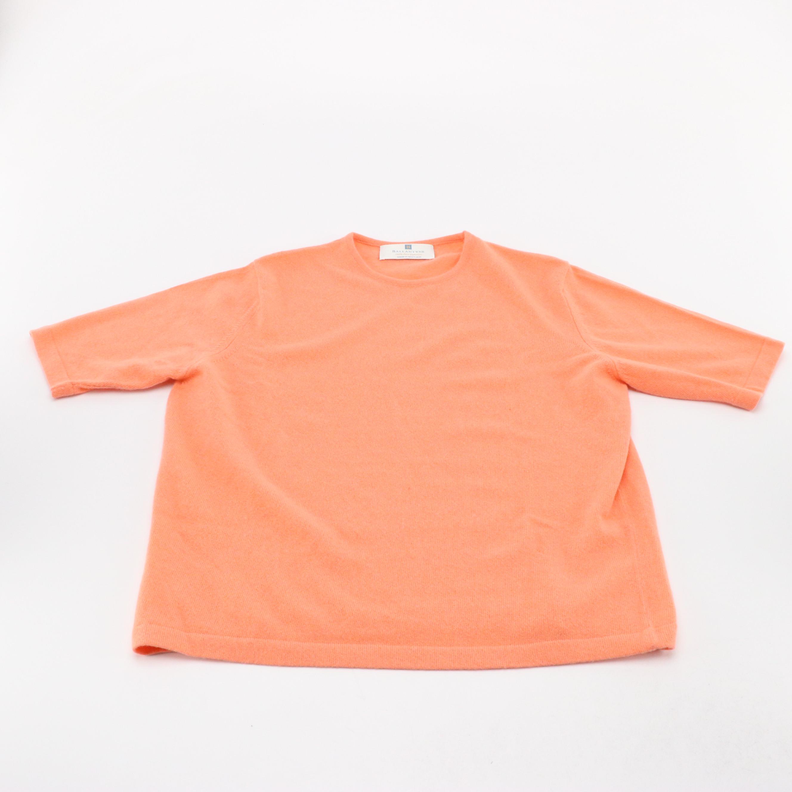 Ballantyne Short Sleeve and Cashmere Company Long Sleeve Tops in Cashmere