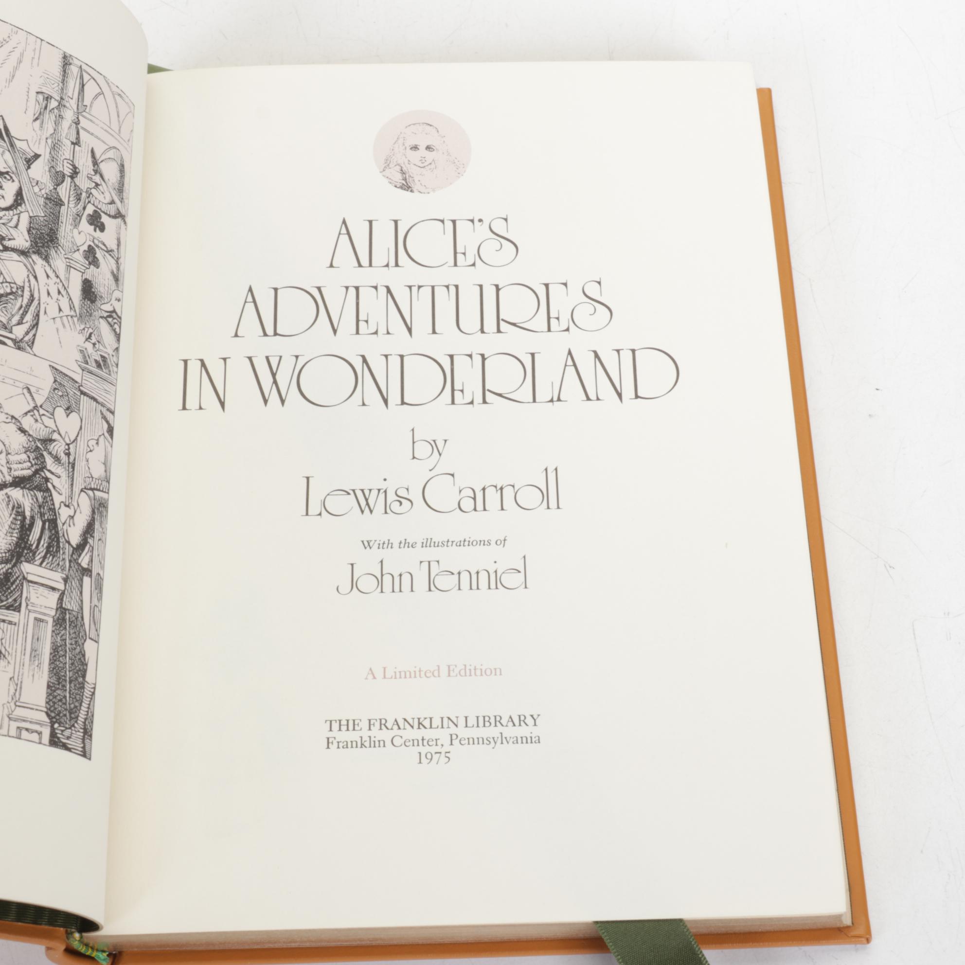 Franklin Library Collection of Seven Leather-Bound Personal Library Books