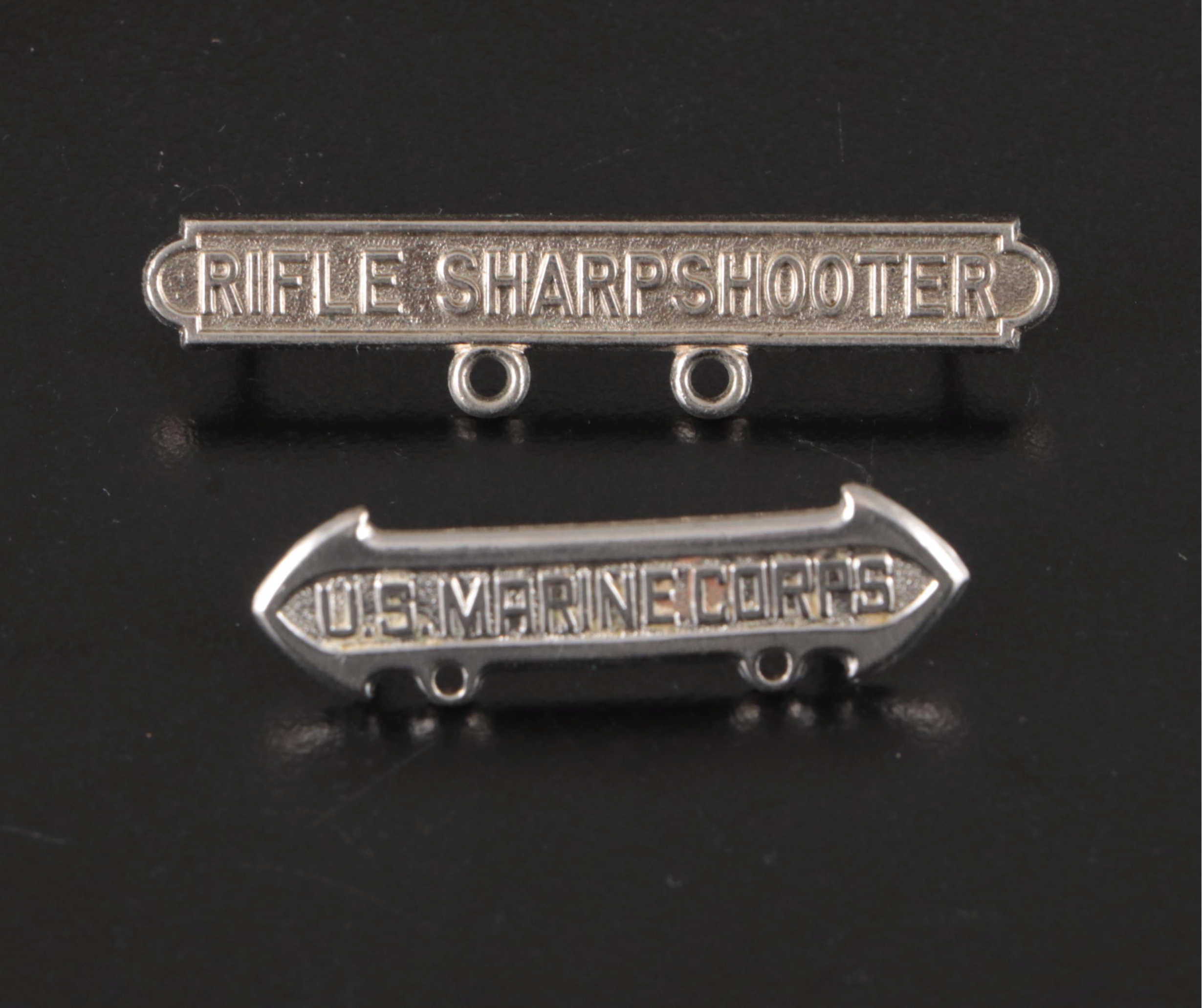 Vietnam War Era Marine Corps ID Cards with Pins, Belt Buckles and More