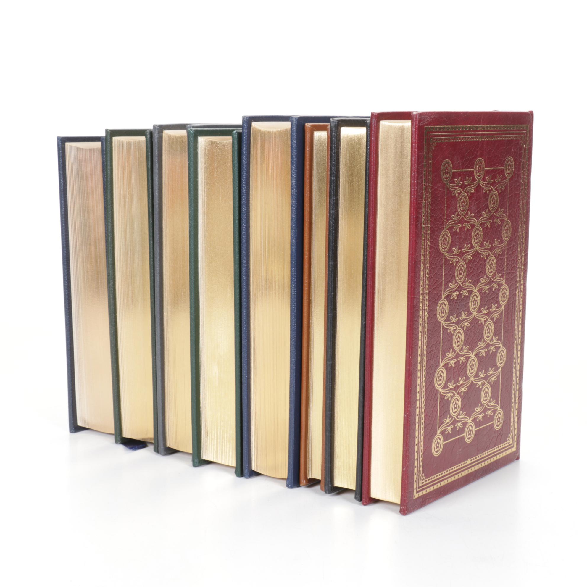 Franklin Library Collection of Eight Leather-Bound Personal Library Books