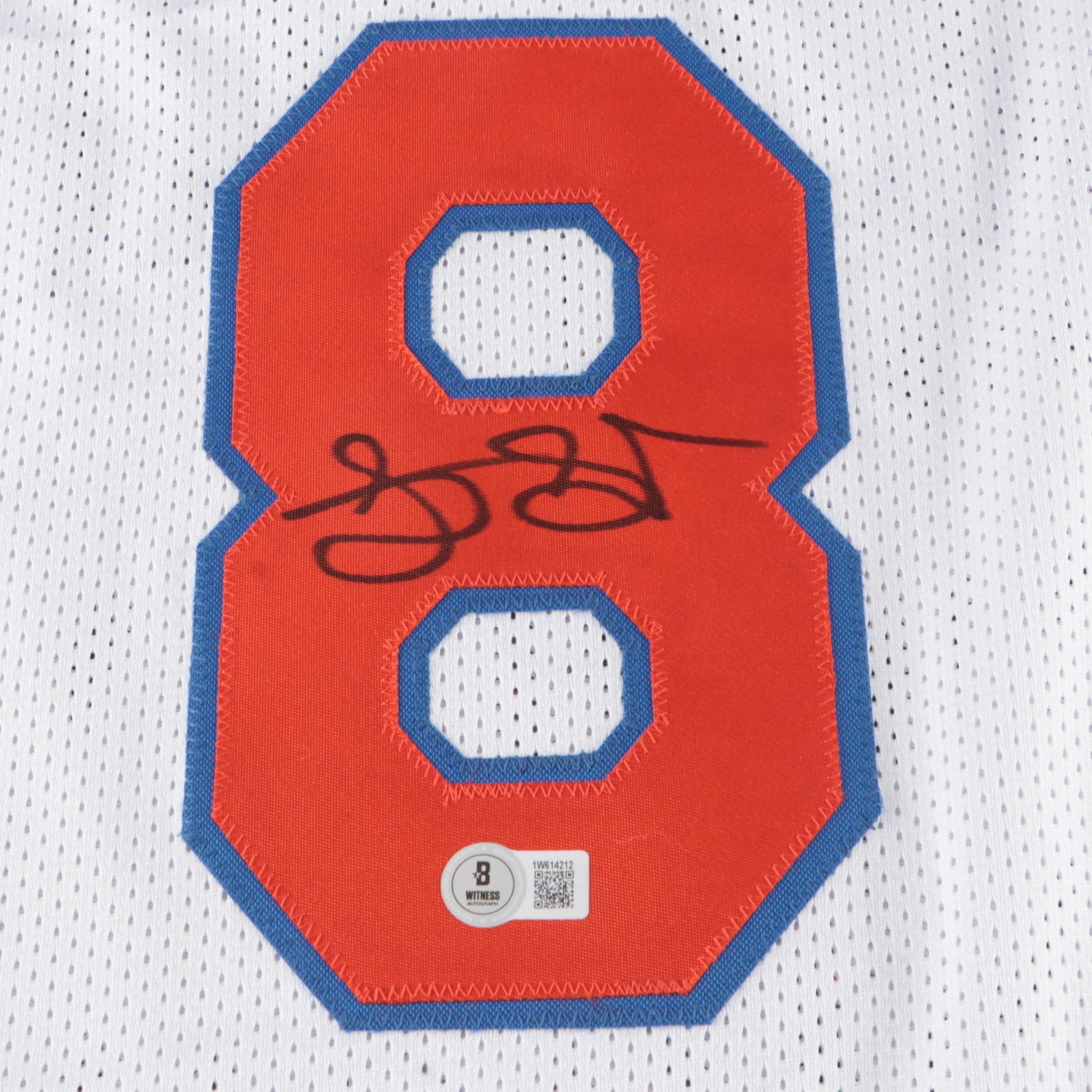 Latrell Sprewell Signed New York Knicks Basketball Jersey, Beckett