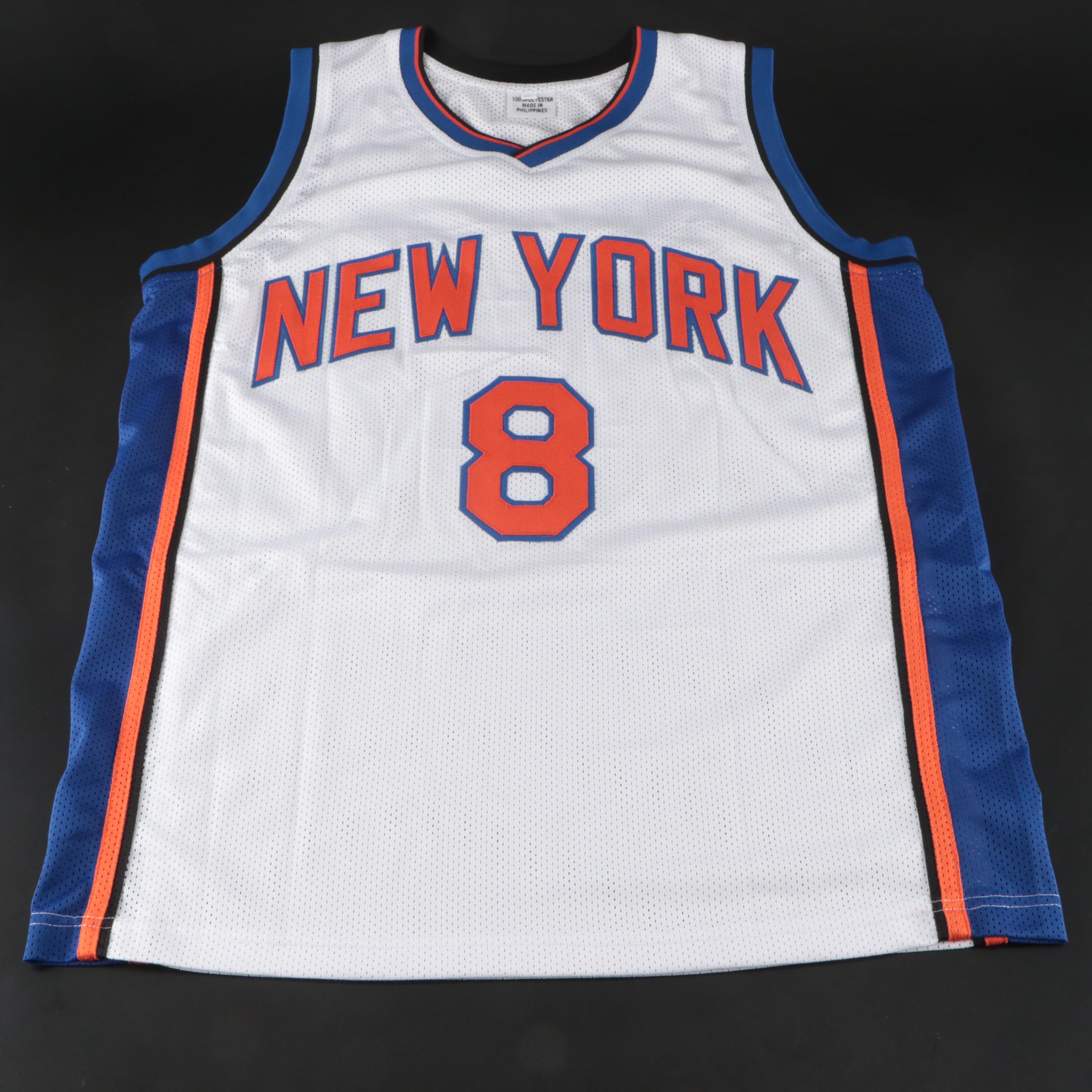 Latrell Sprewell Signed New York Knicks Basketball Jersey, Beckett