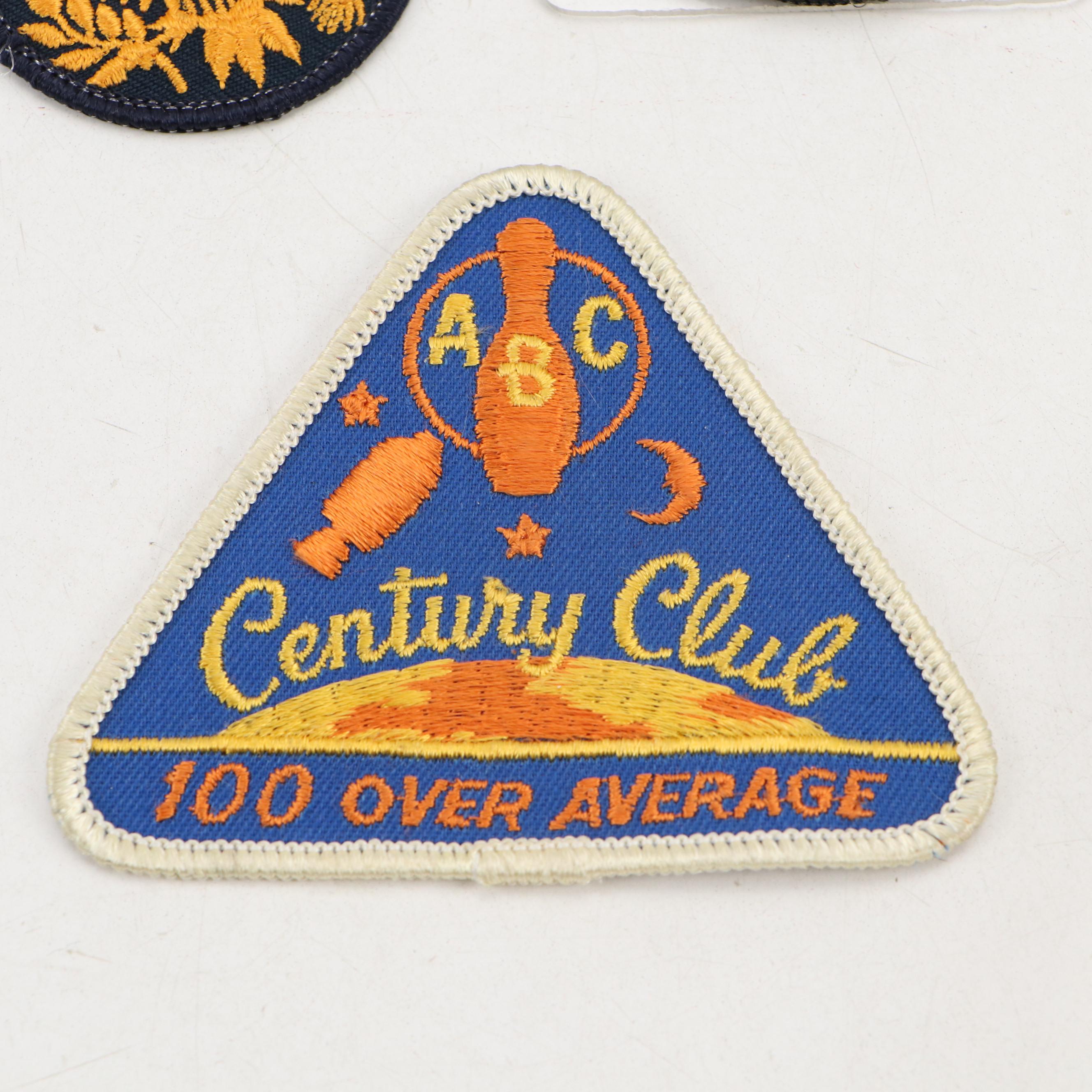 American Legion, U.S. Army and ABC Century Club Patches