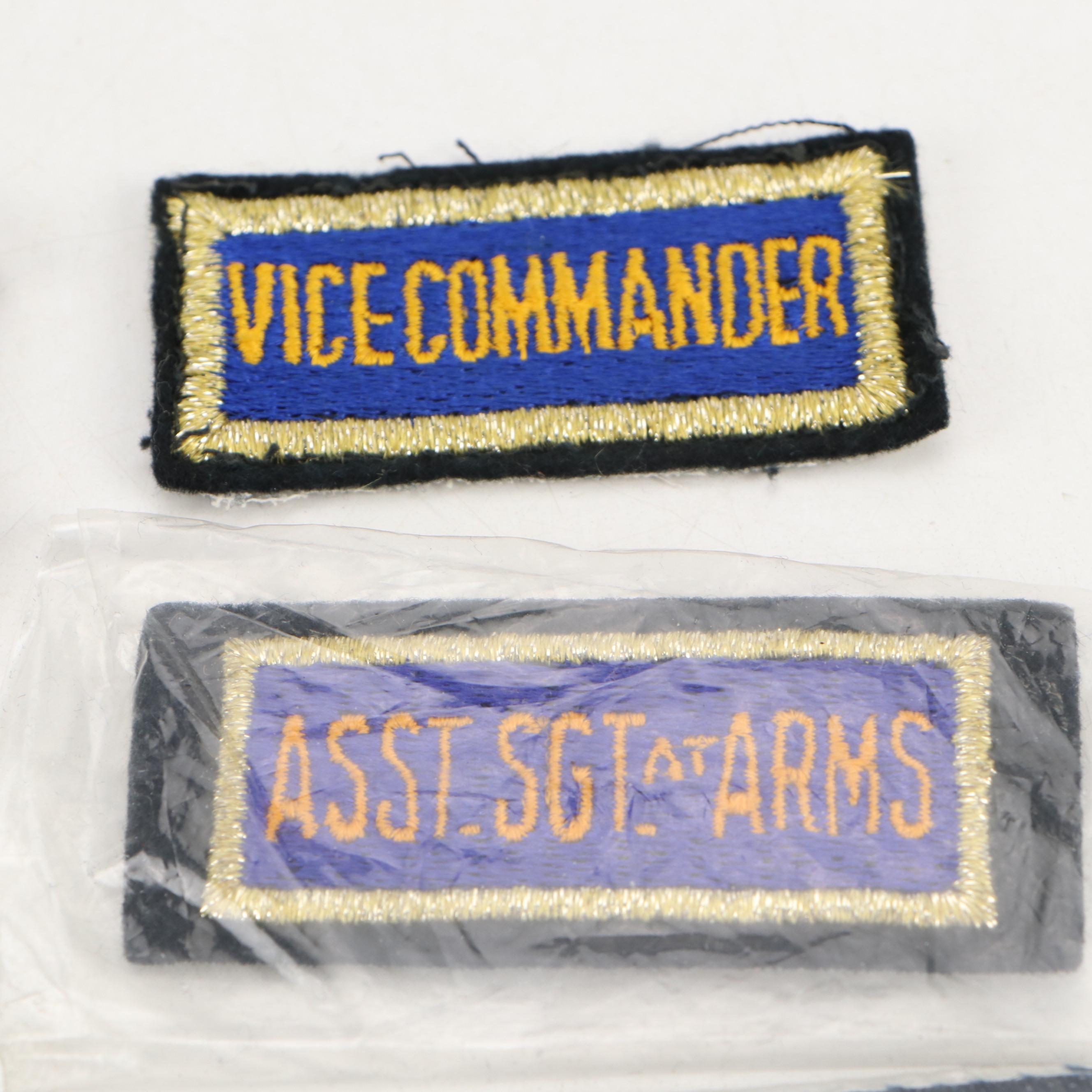 American Legion, U.S. Army and ABC Century Club Patches
