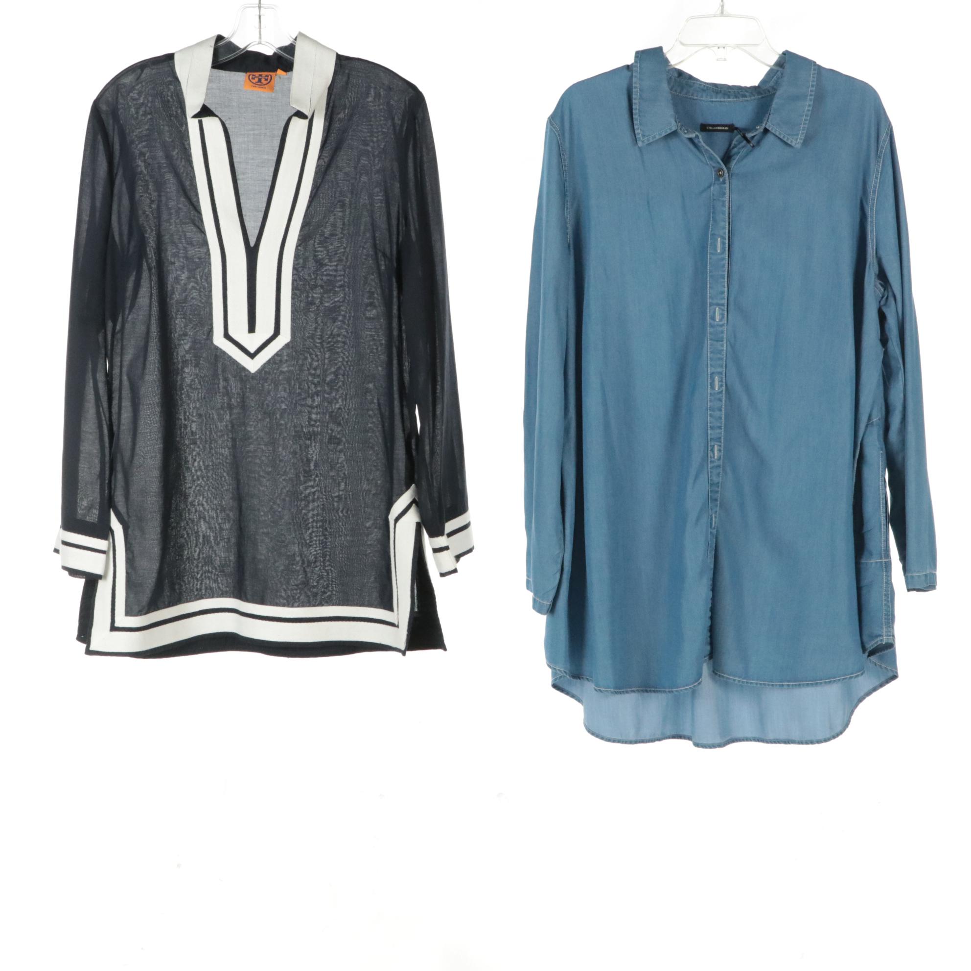 Tory Burch, Lafayette 148 New York, Armani, Calvin Klein & Stella Carakasi Tops