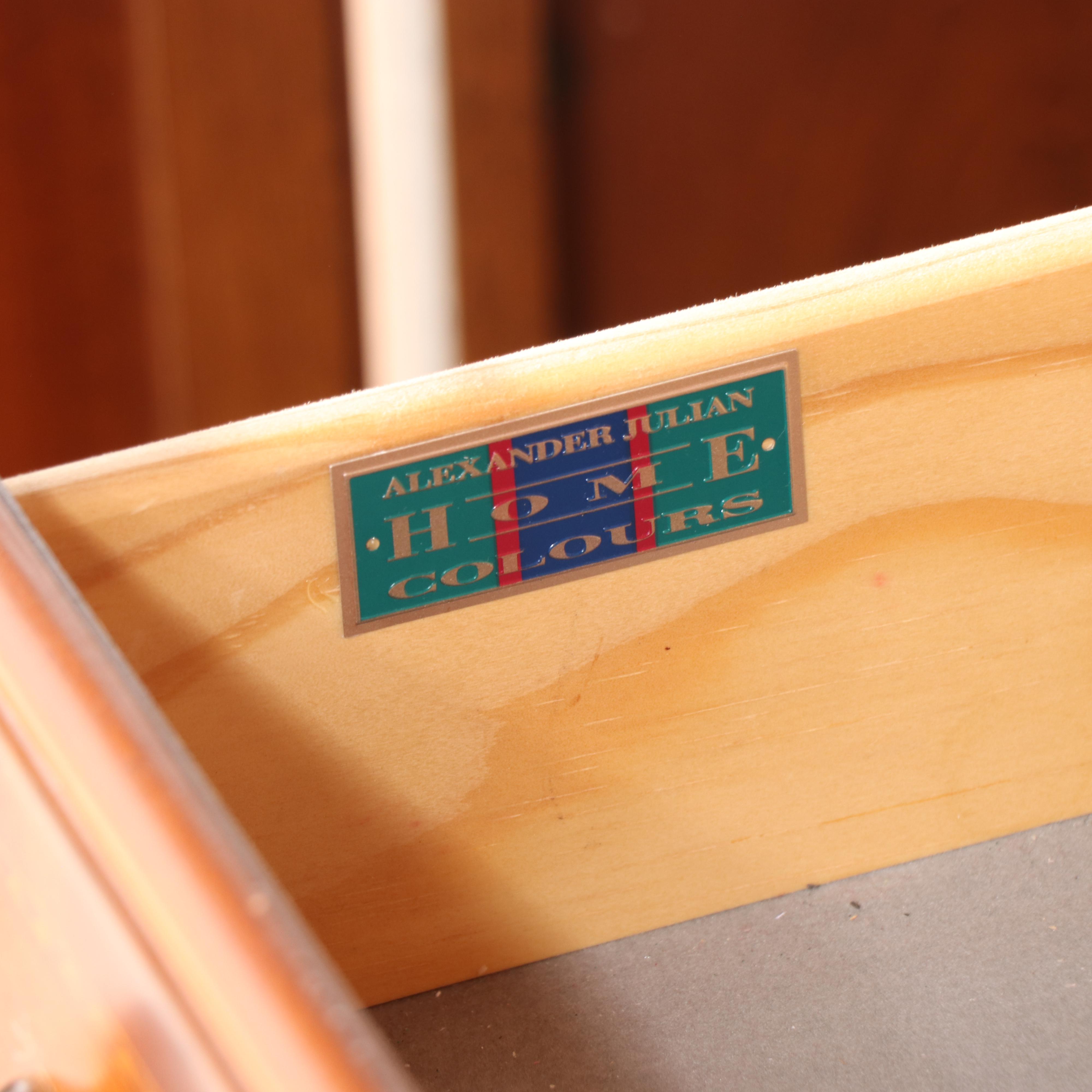 Alexander Julian Home Colours Neoclassical Style Cherry Hutch