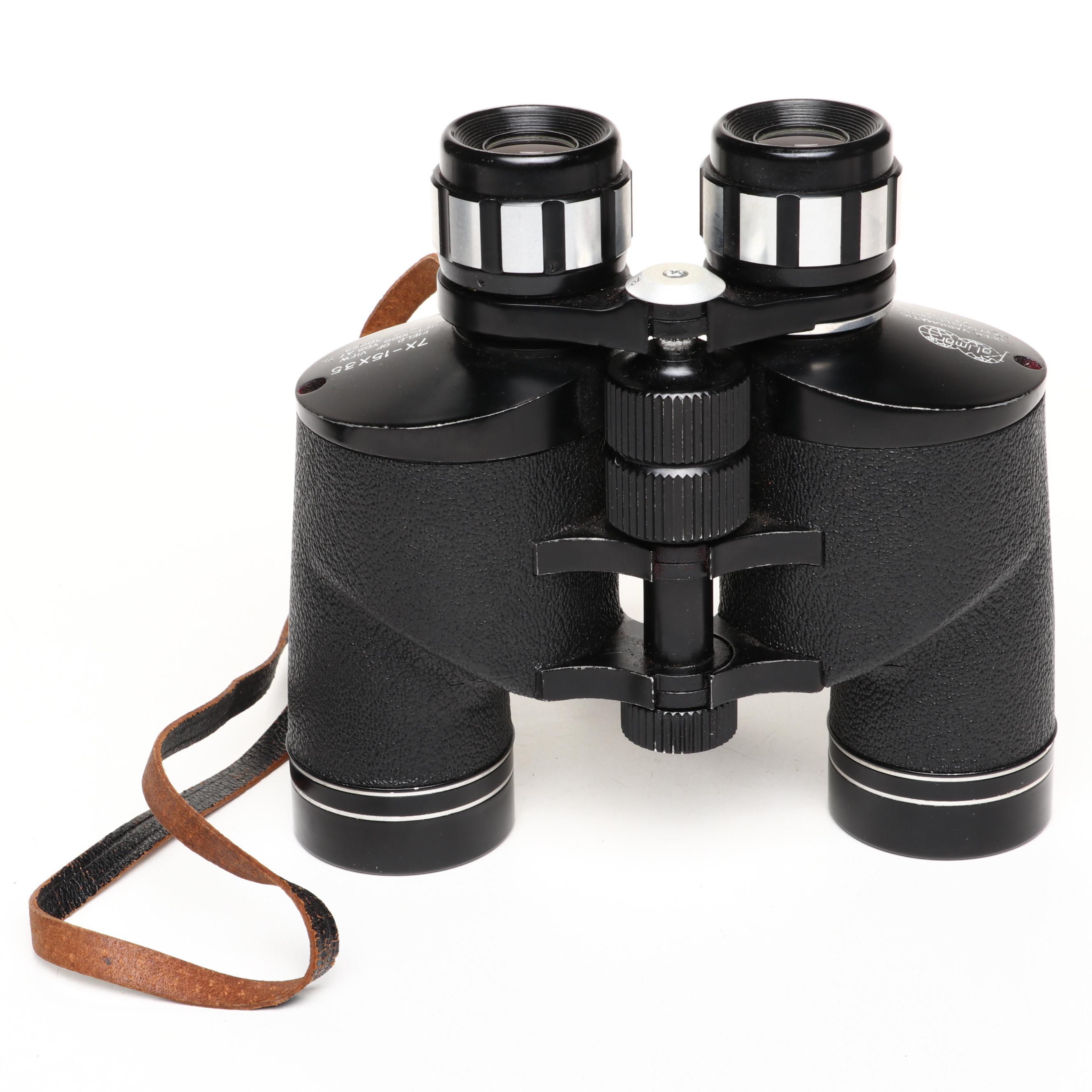 7x-15x35 Binoculars by KaLimar and Tasco with Cases