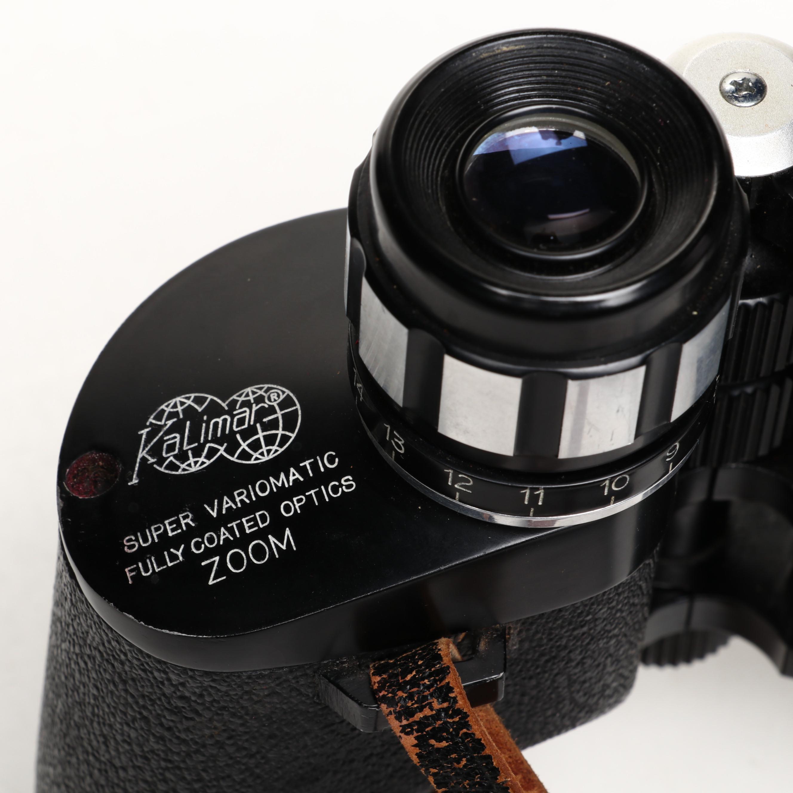 7x-15x35 Binoculars by KaLimar and Tasco with Cases