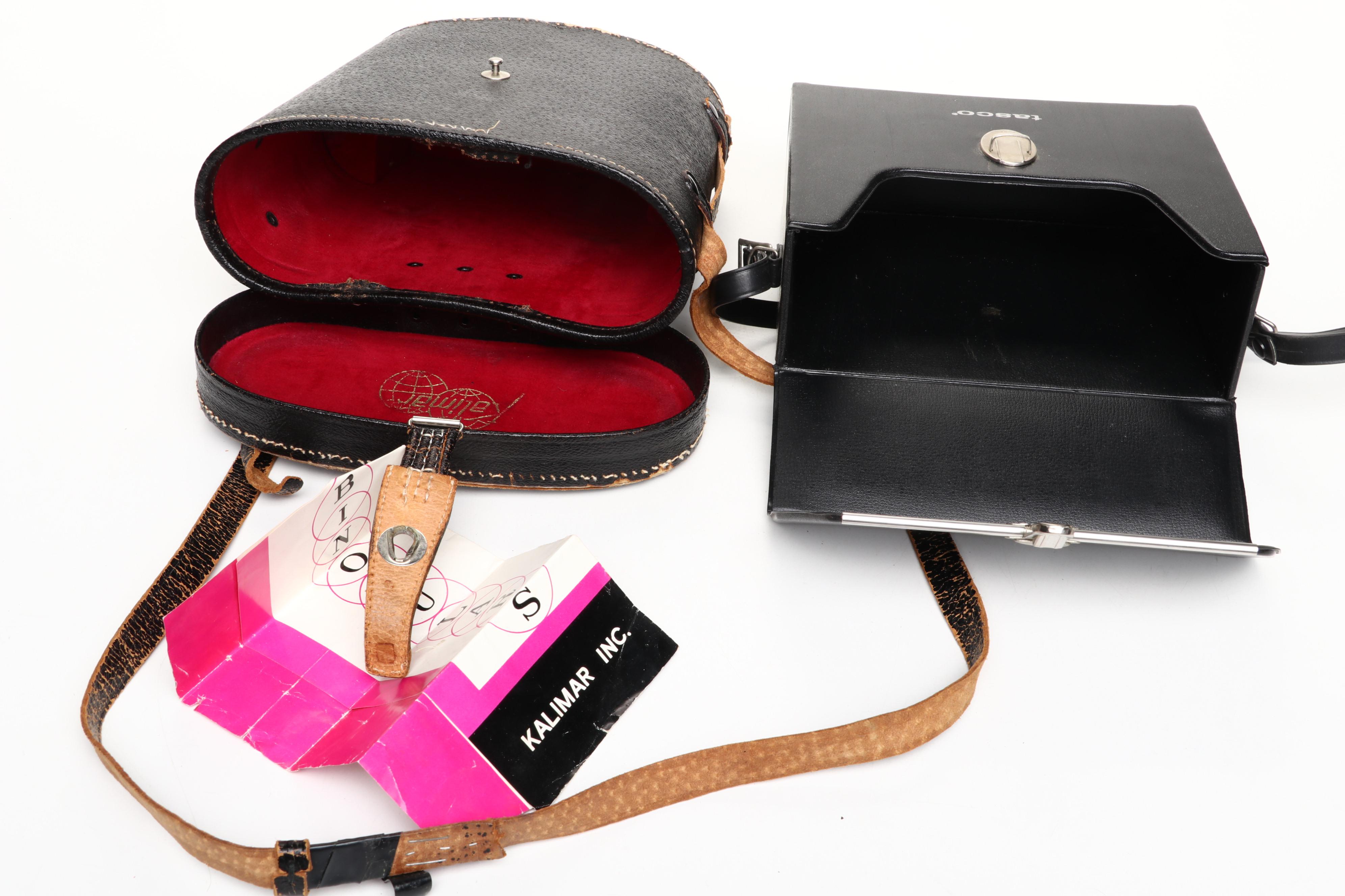 7x-15x35 Binoculars by KaLimar and Tasco with Cases