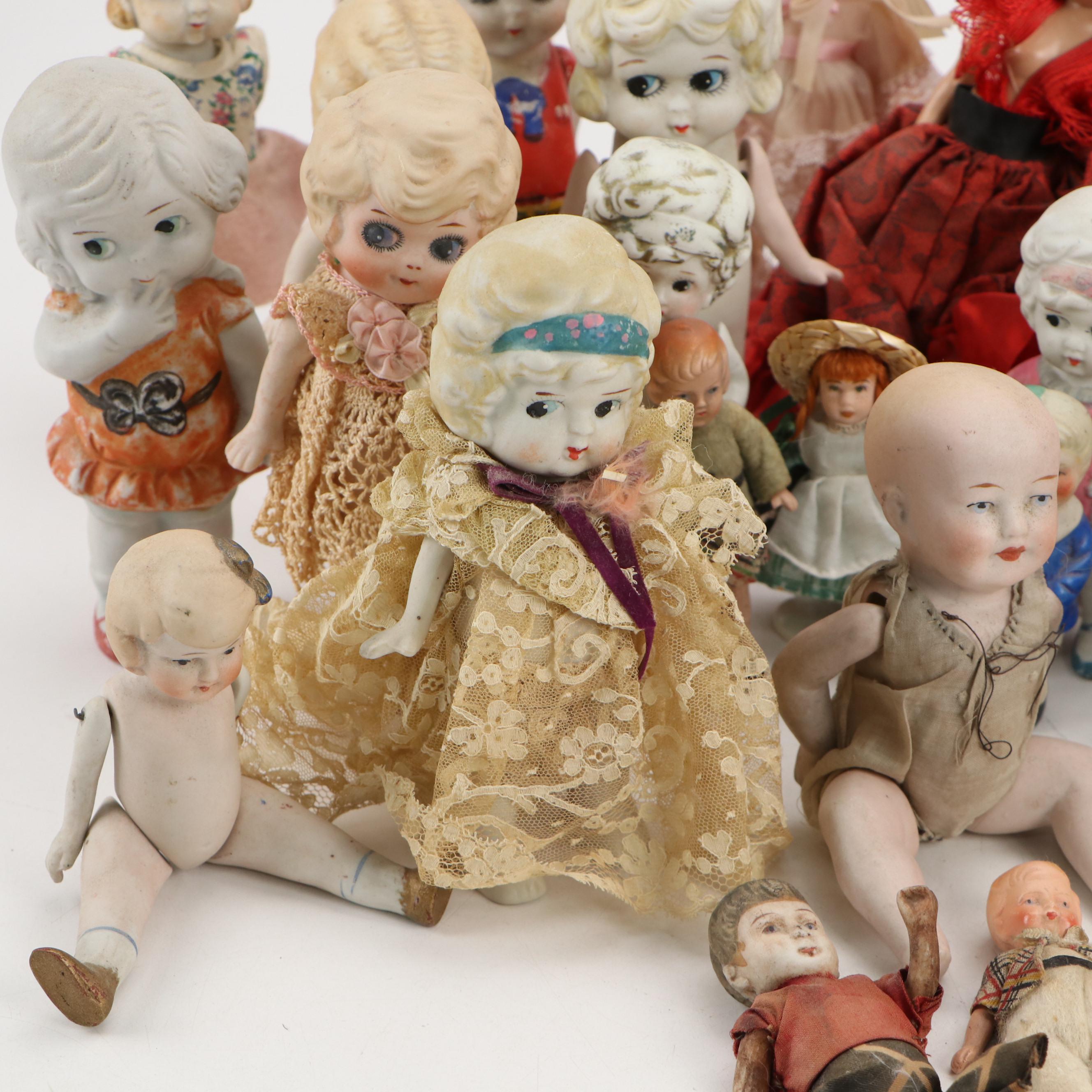 Madame Alexander "Little Miss Genius", Japanese Porcelain and Other Dolls