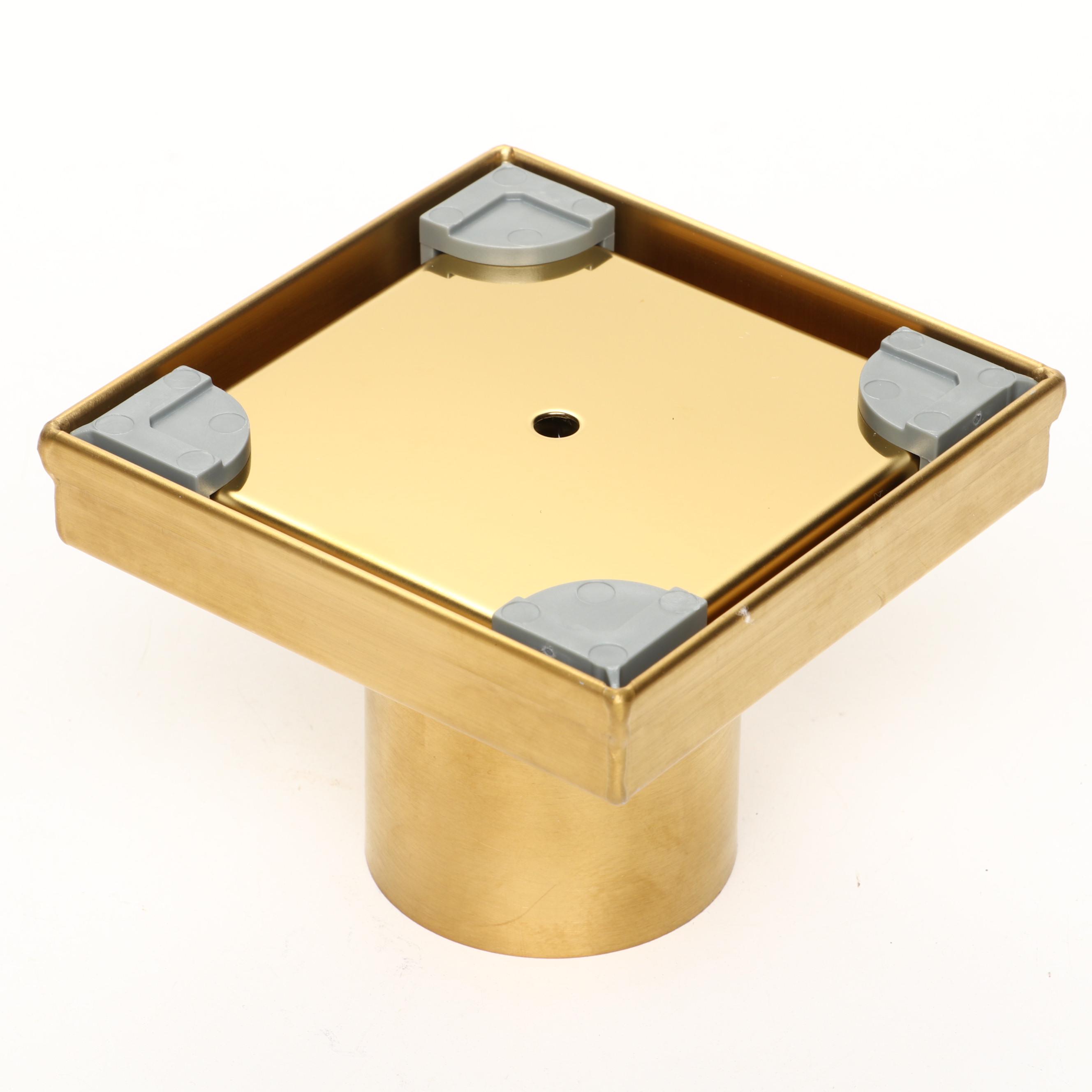 Polished Brass and Chrome Finish Shower Drains