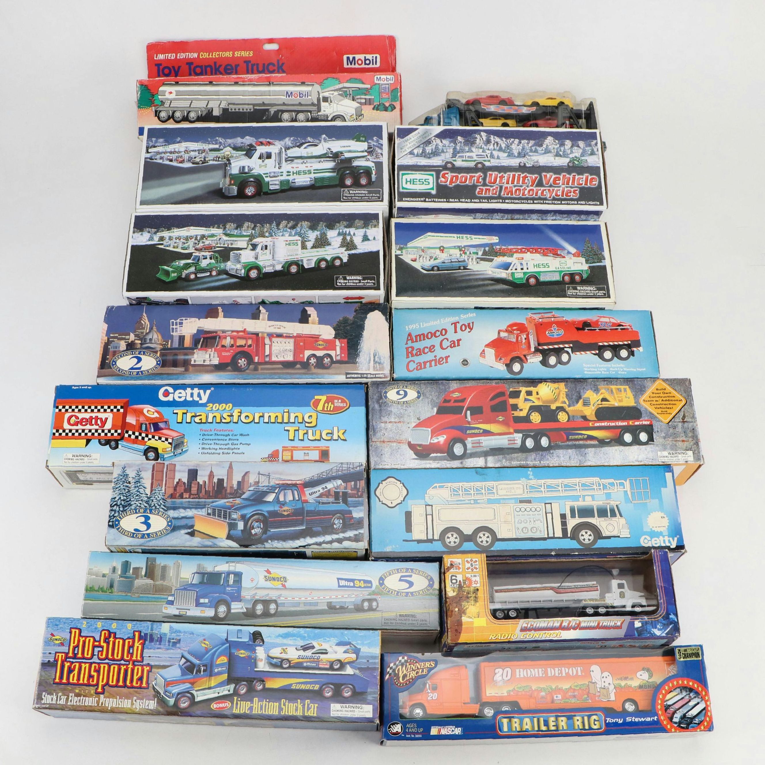 Hess, Amoco, Sunoco and More Toy Trucks, Late 20th-Early 21st Century