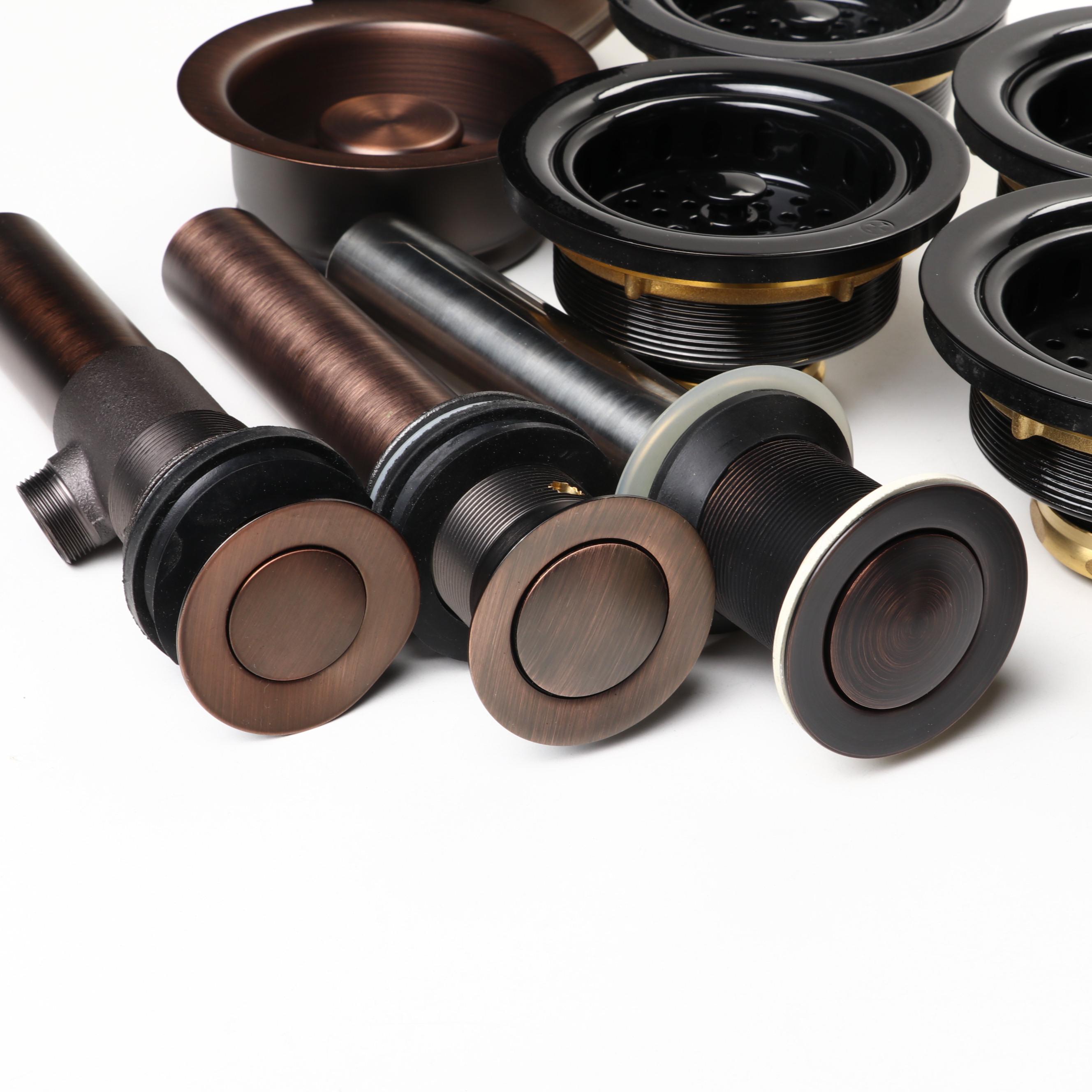 Metal Sink Drains, Metal Bathtub Drain Conversion Kit, and Metal Soap Pump