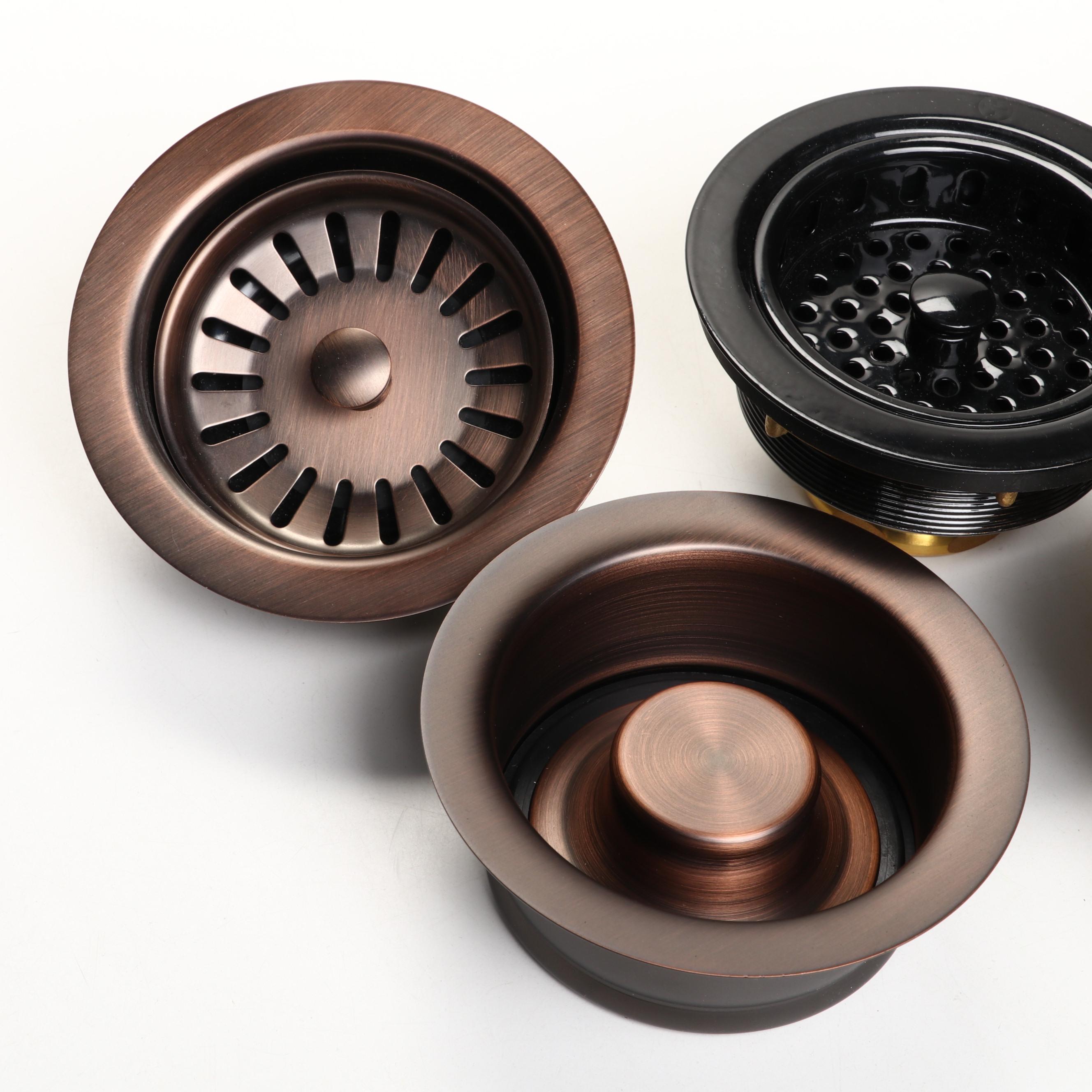 Metal Sink Drains, Metal Bathtub Drain Conversion Kit, and Metal Soap Pump