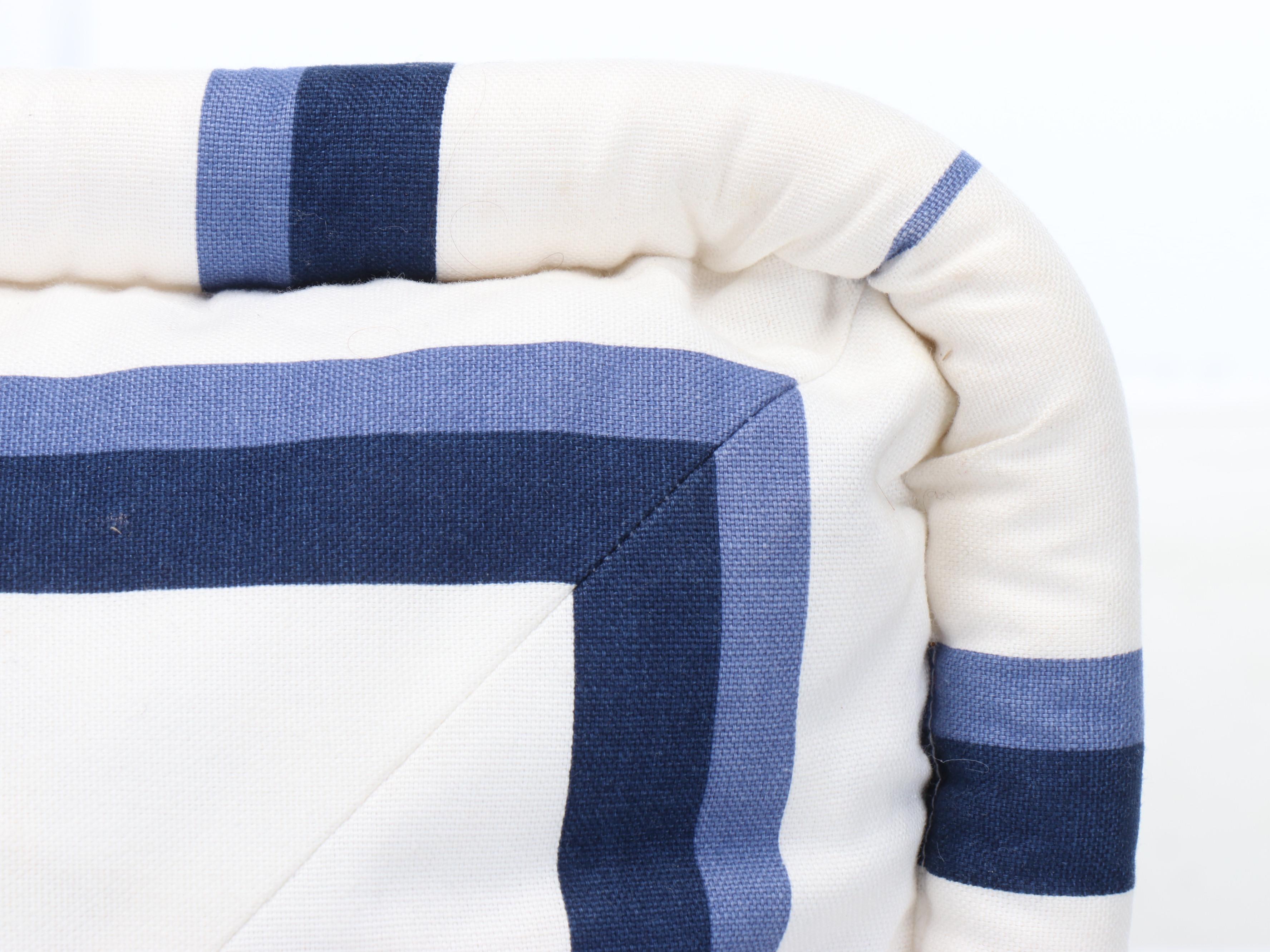 Blue and White Chinoiserie Print Accent Pillows & Block Pieced Bespoke Pillows