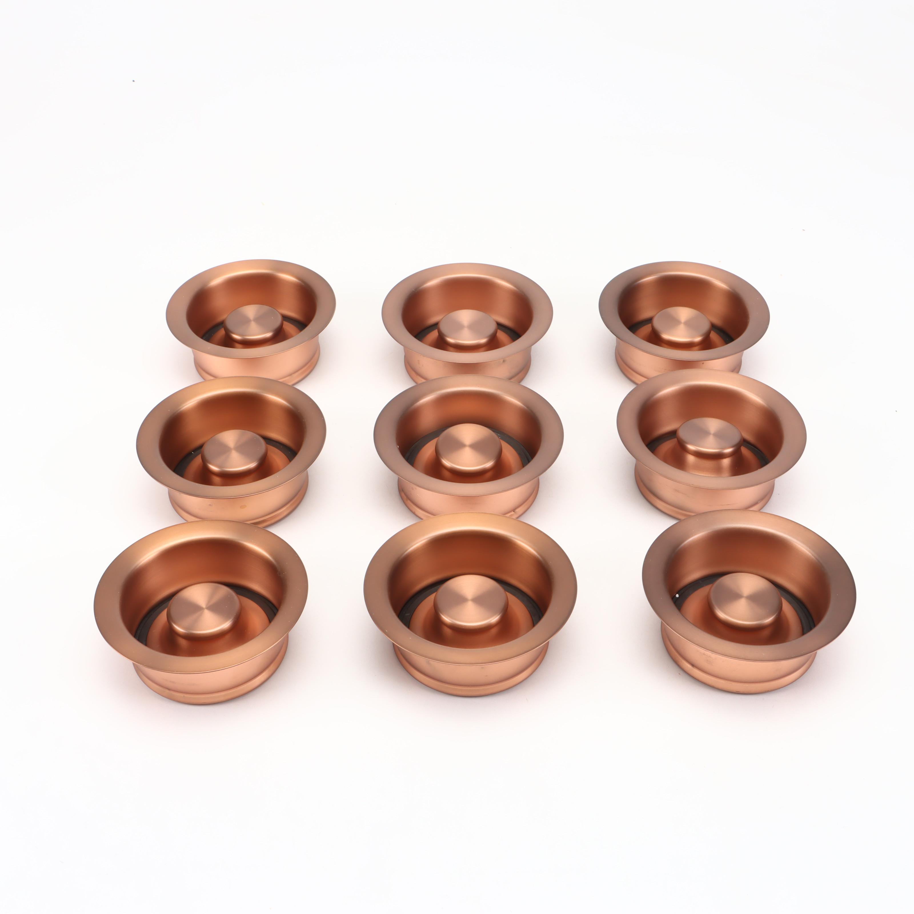 Copper Finish Metal Garbage Disposal Flanges and Sink Drains