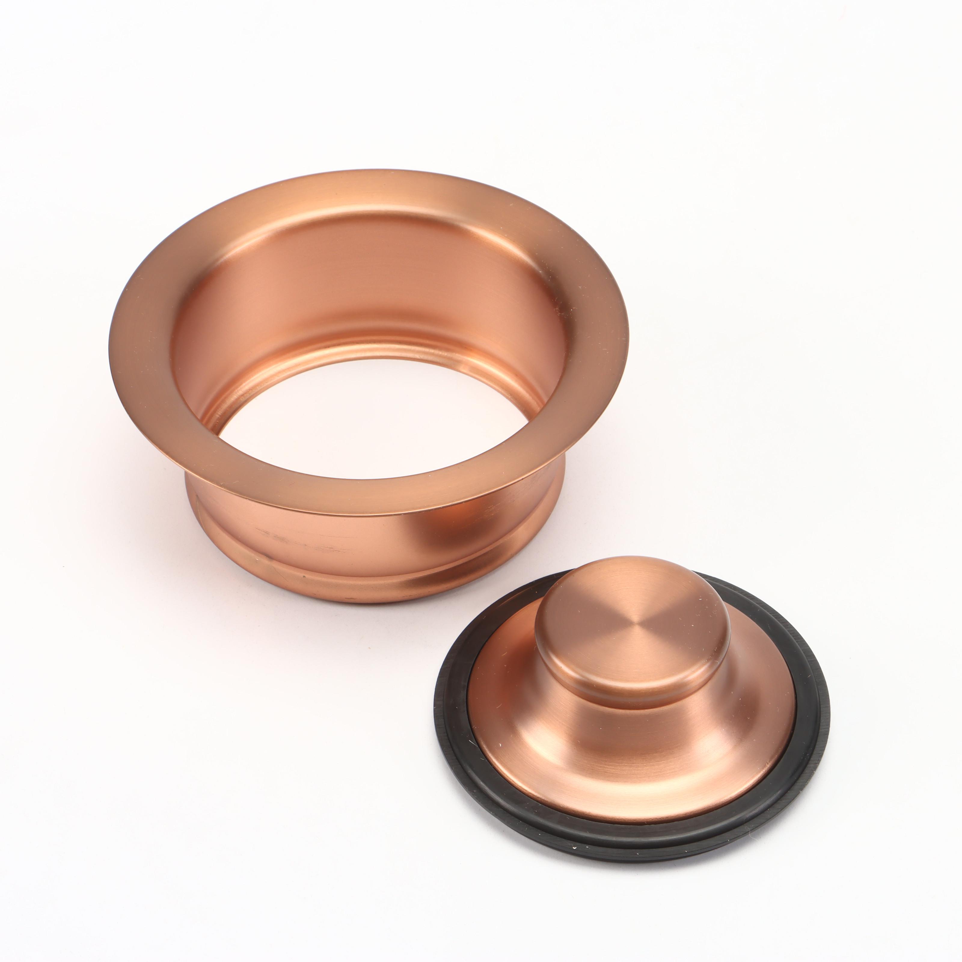 Copper Finish Metal Garbage Disposal Flanges and Sink Drains