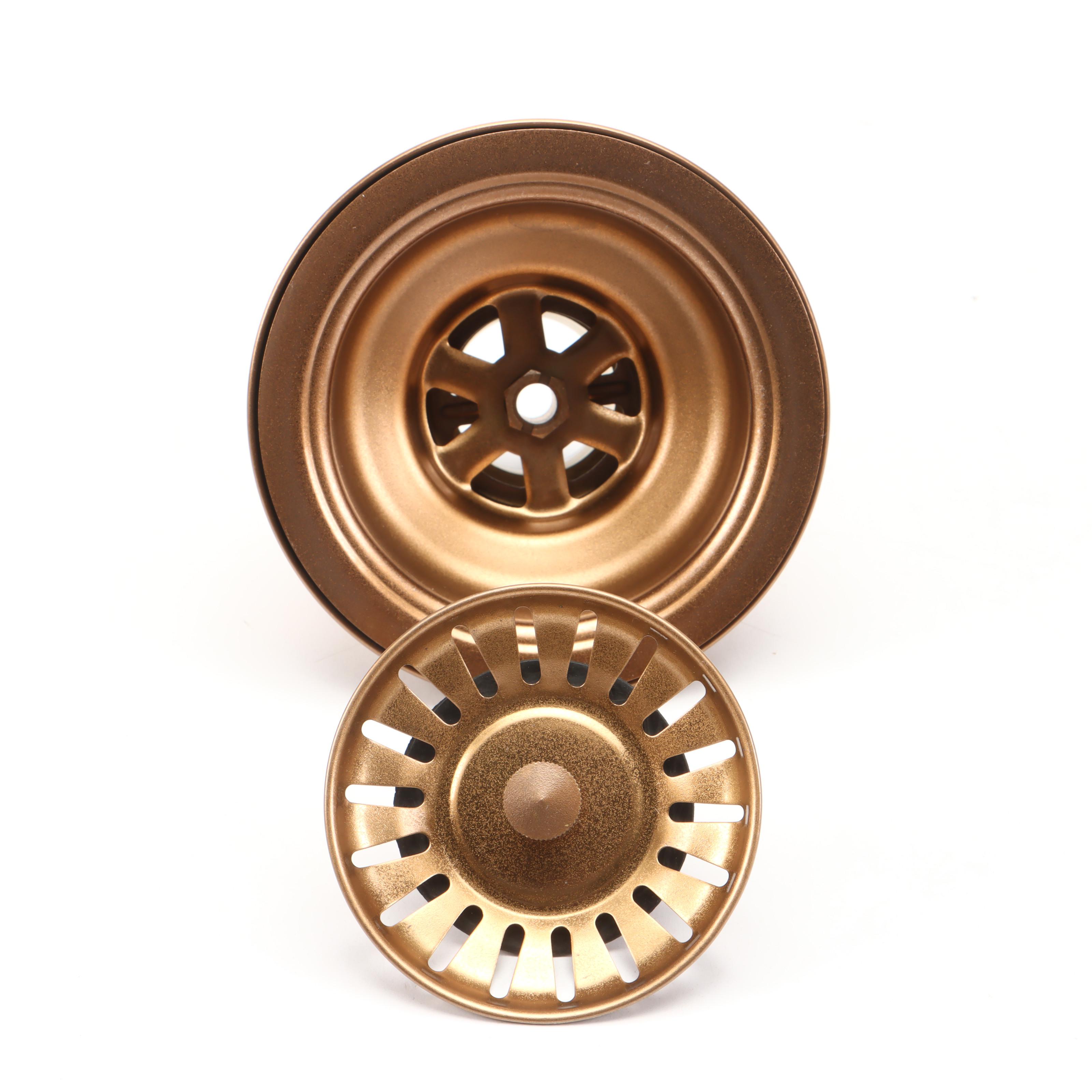 Copper Finish Metal Garbage Disposal Flanges and Sink Drains