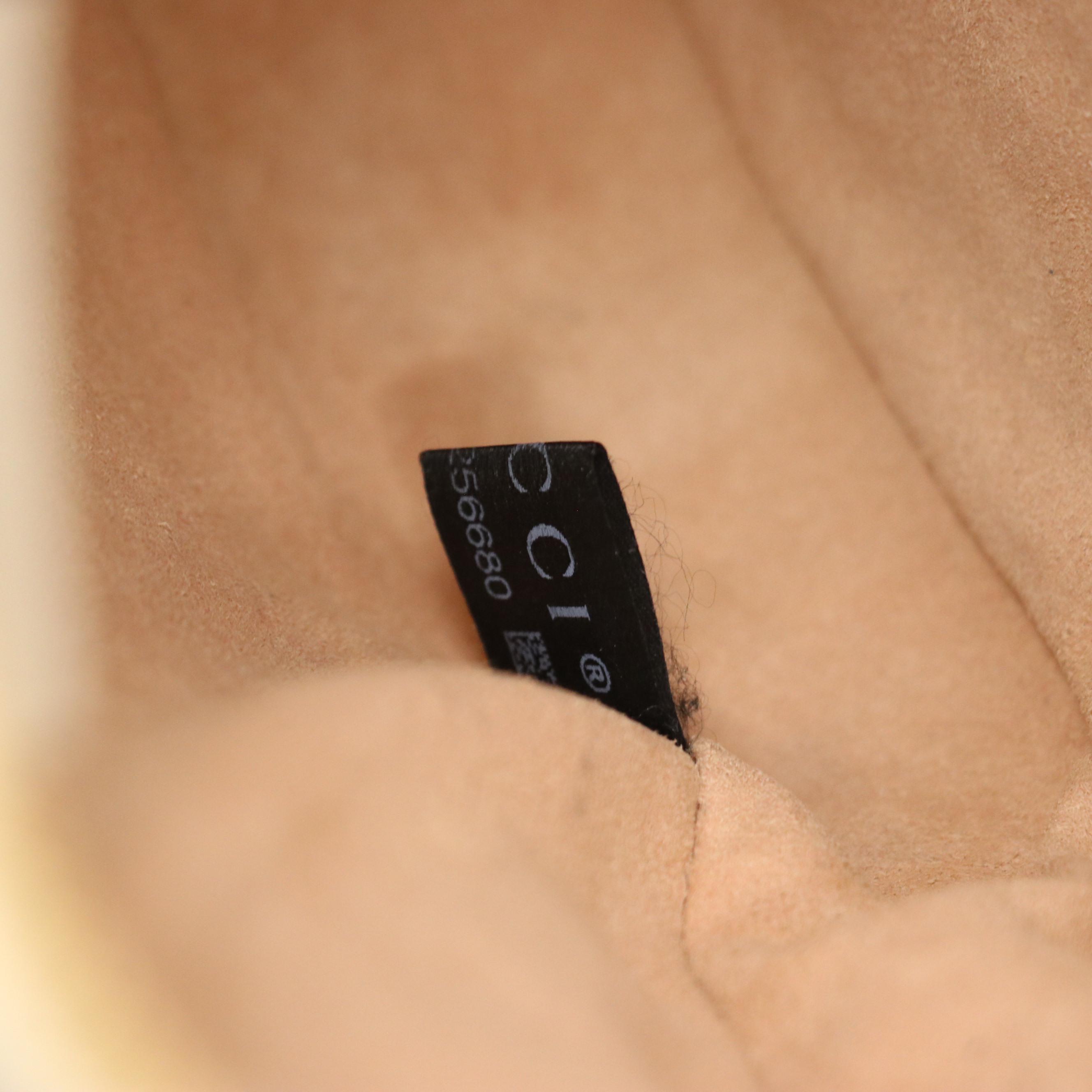 Gucci Ophidia Round Crossbody Bag in White Web Striped Leather