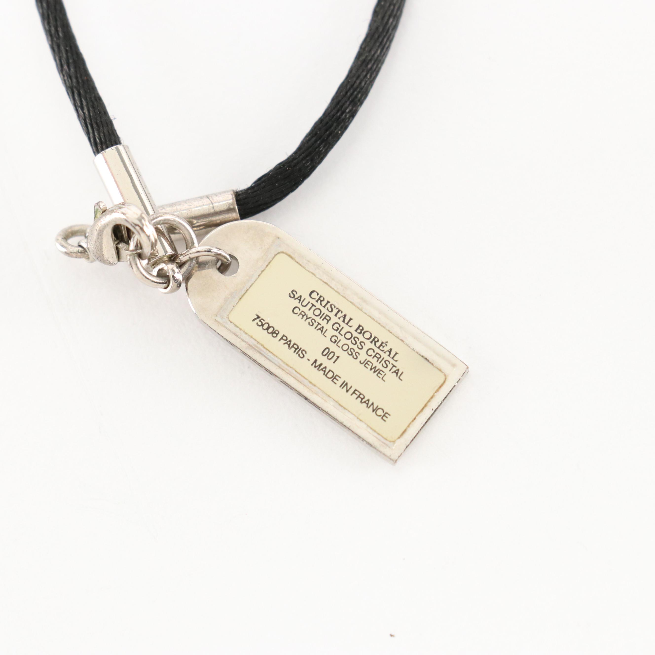 Christian Dior Cristal Boréal Lip Gloss Pendant Necklace