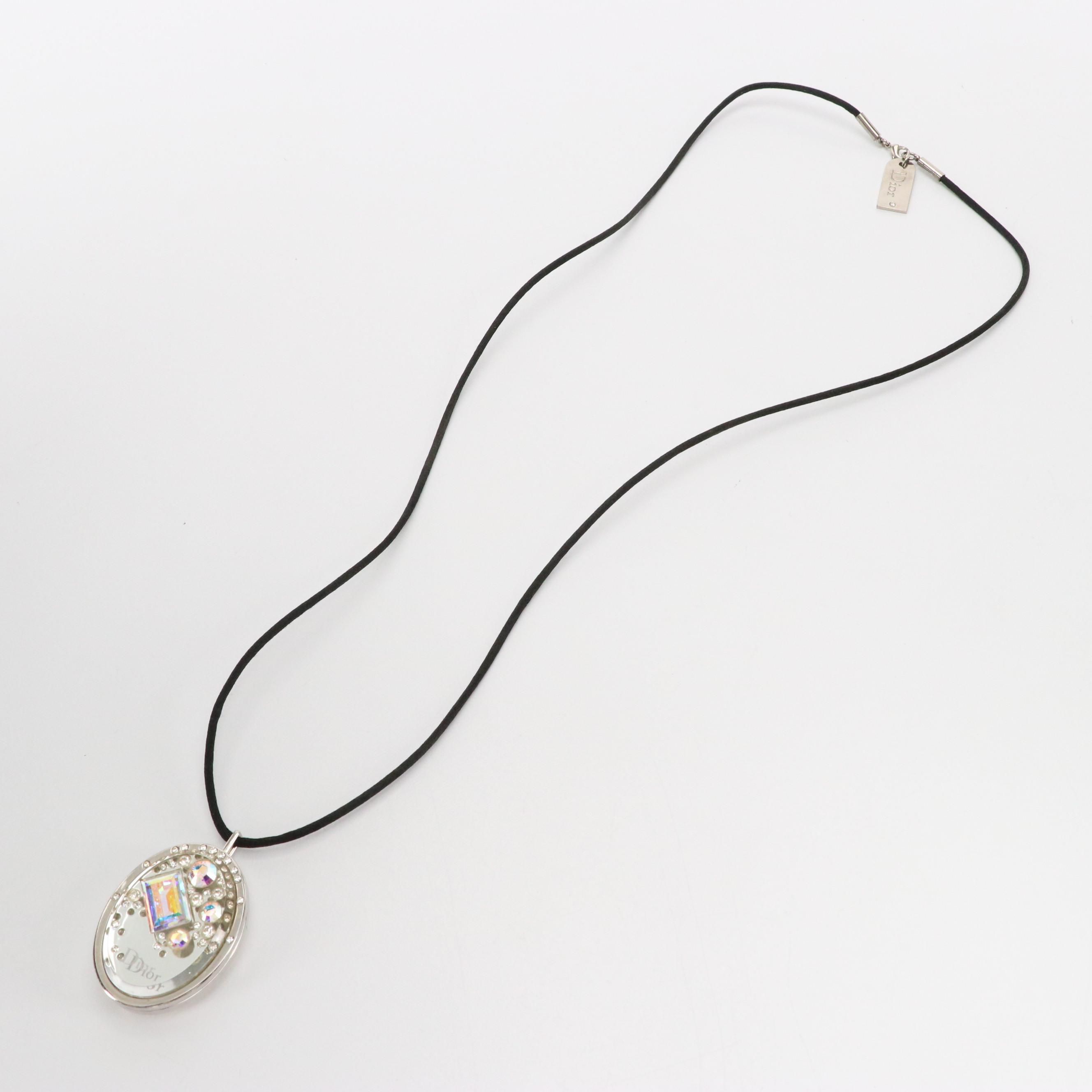 Christian Dior Cristal Boréal Lip Gloss Pendant Necklace