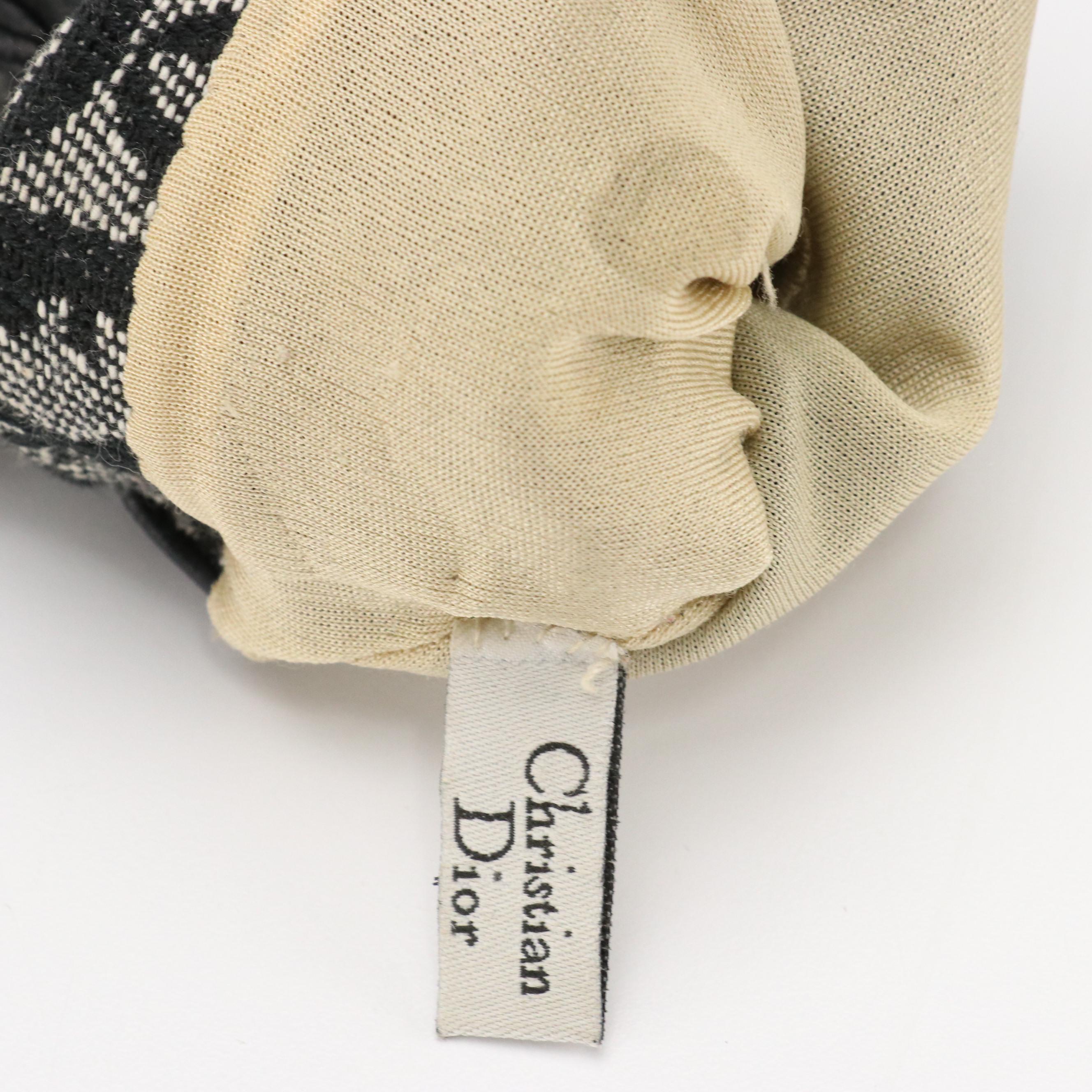 Christian Dior Kidskin Gloves with Dior Oblique Gauntlet Style Trim