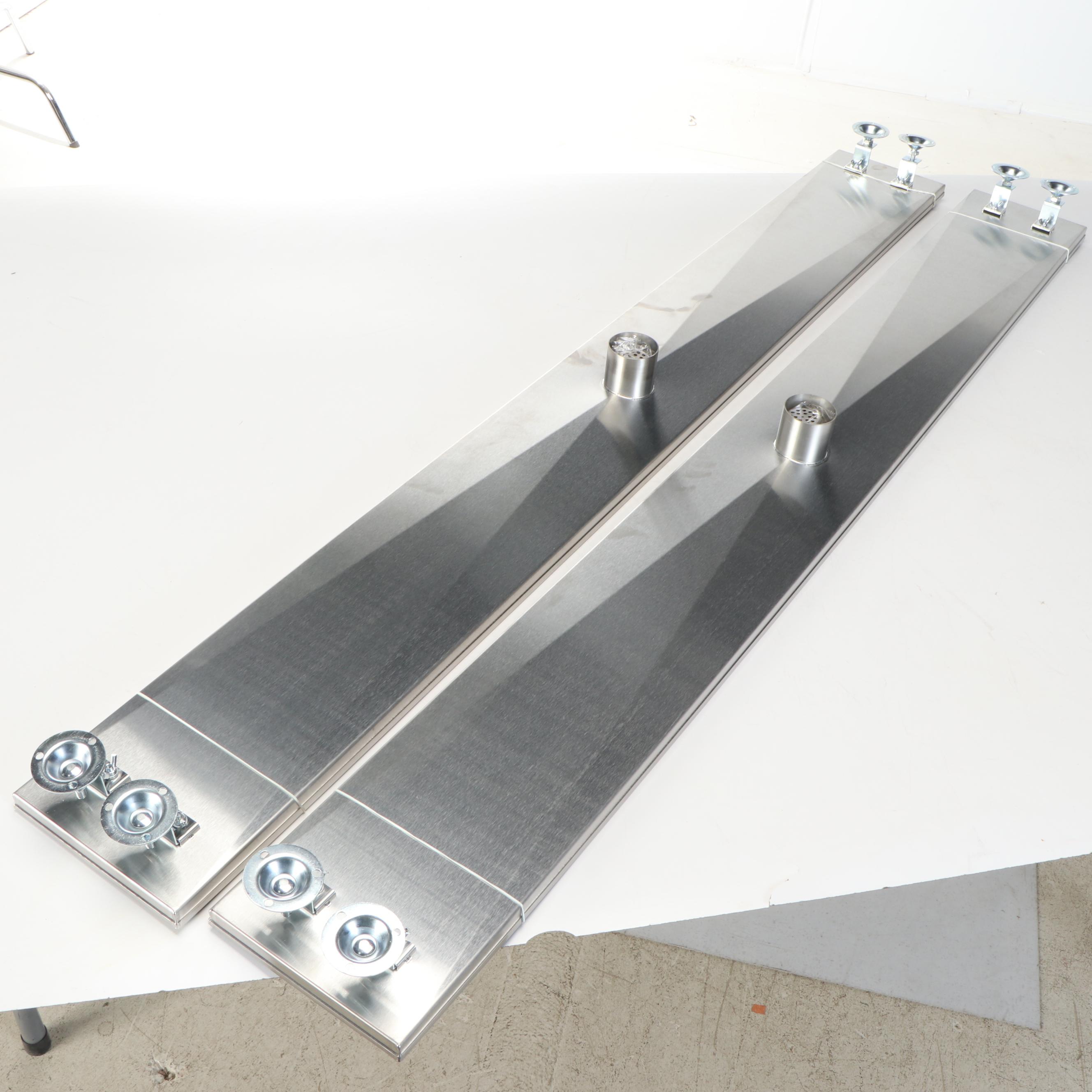 Pair of Wide Tile-In 60" Linear Shower Drains