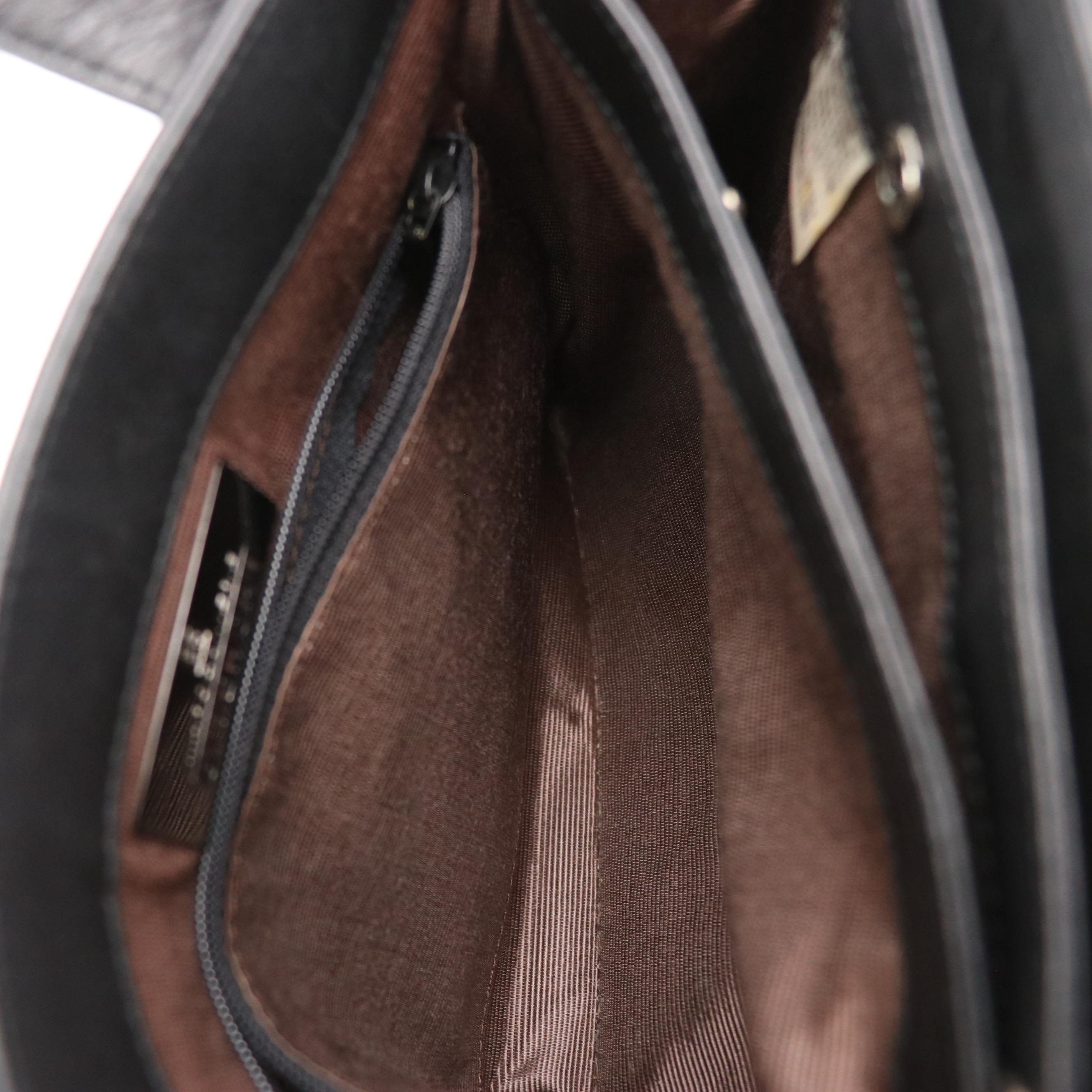 Givenchy Maroquinerie Vintage Small Tote in Black Calfskin and Patent Leather