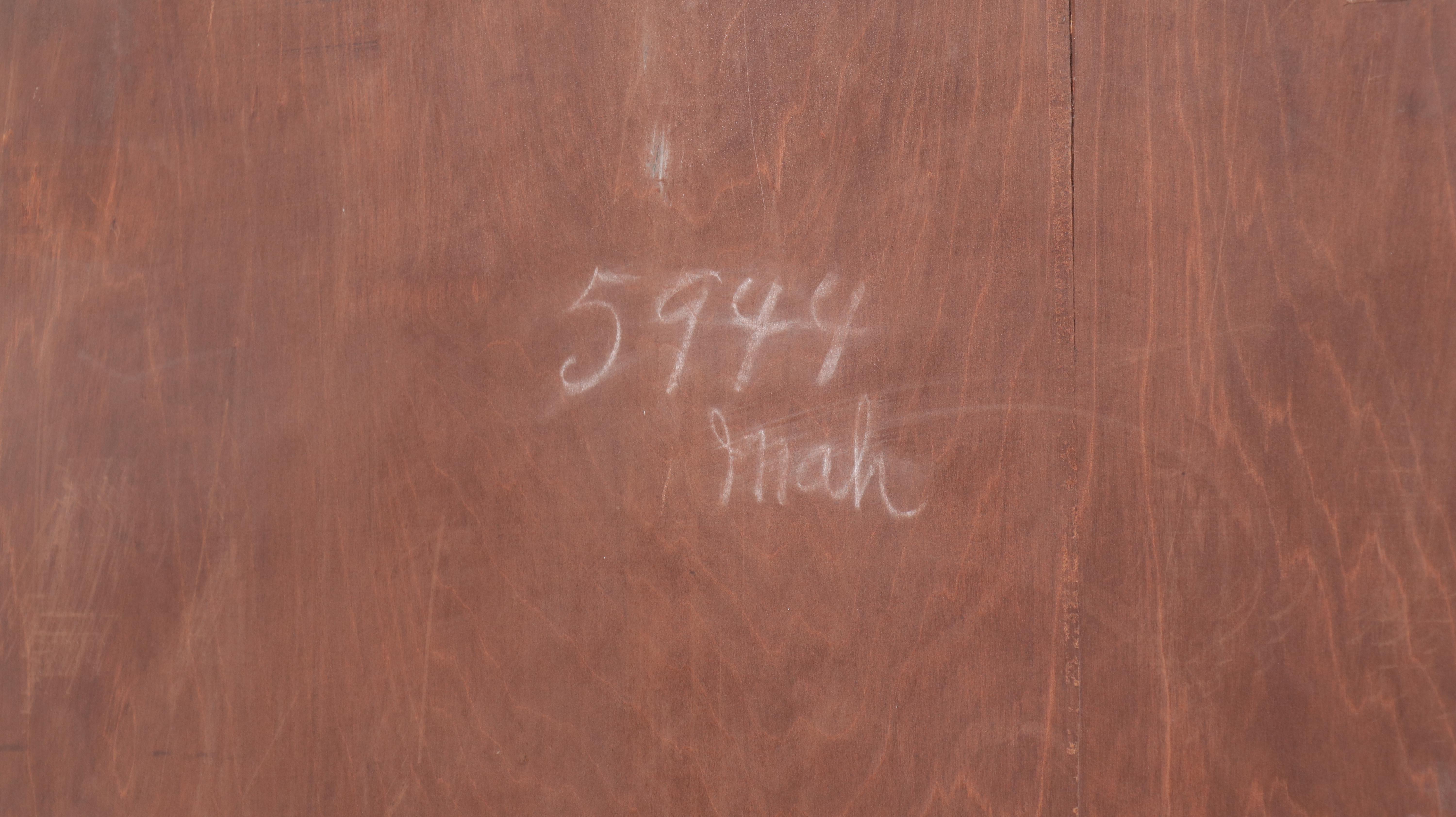 Chippendale Style Mahogany Secretary Desk with Hutch, 20th Century