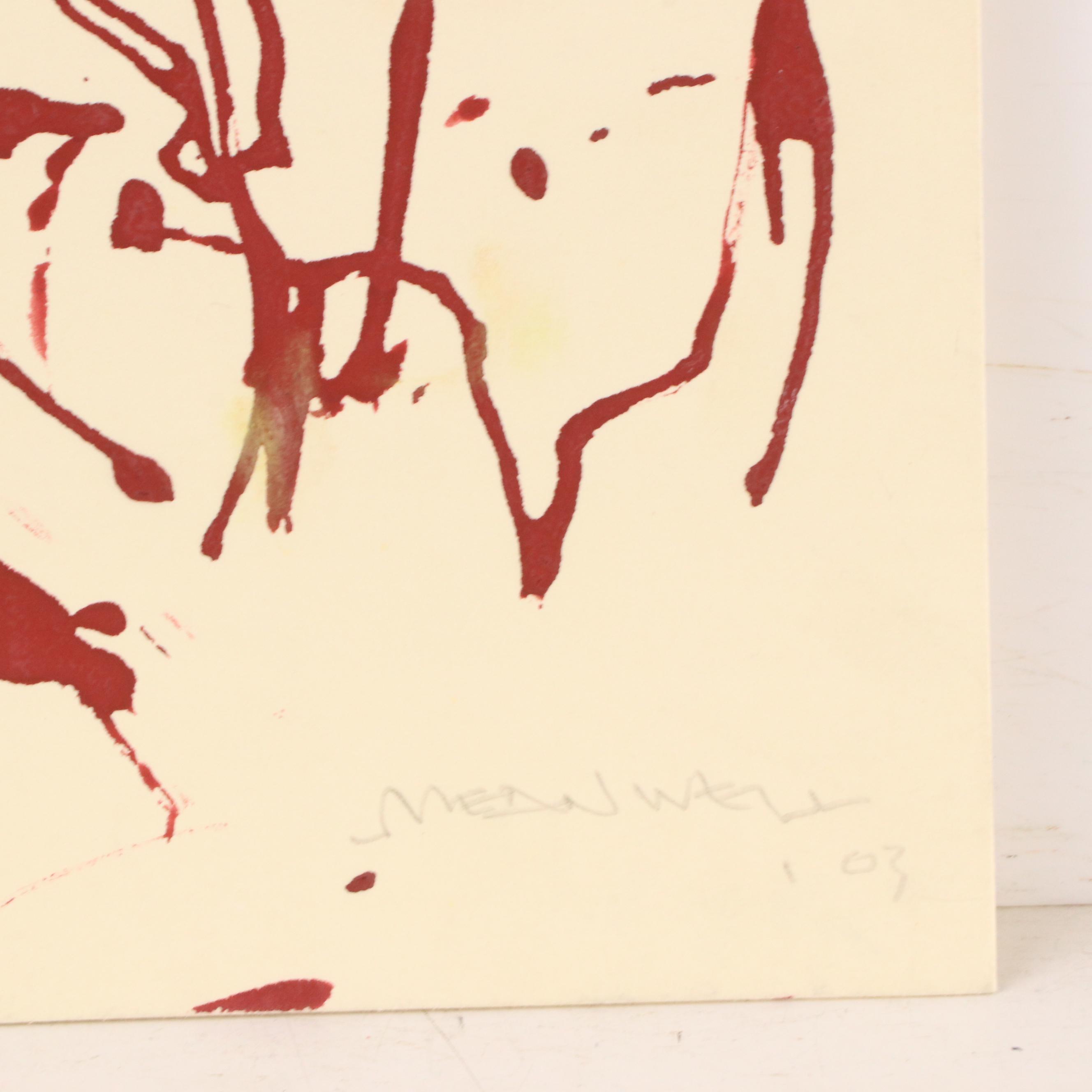 Jack Meanwell Modern Figural Oil Painting, 2003