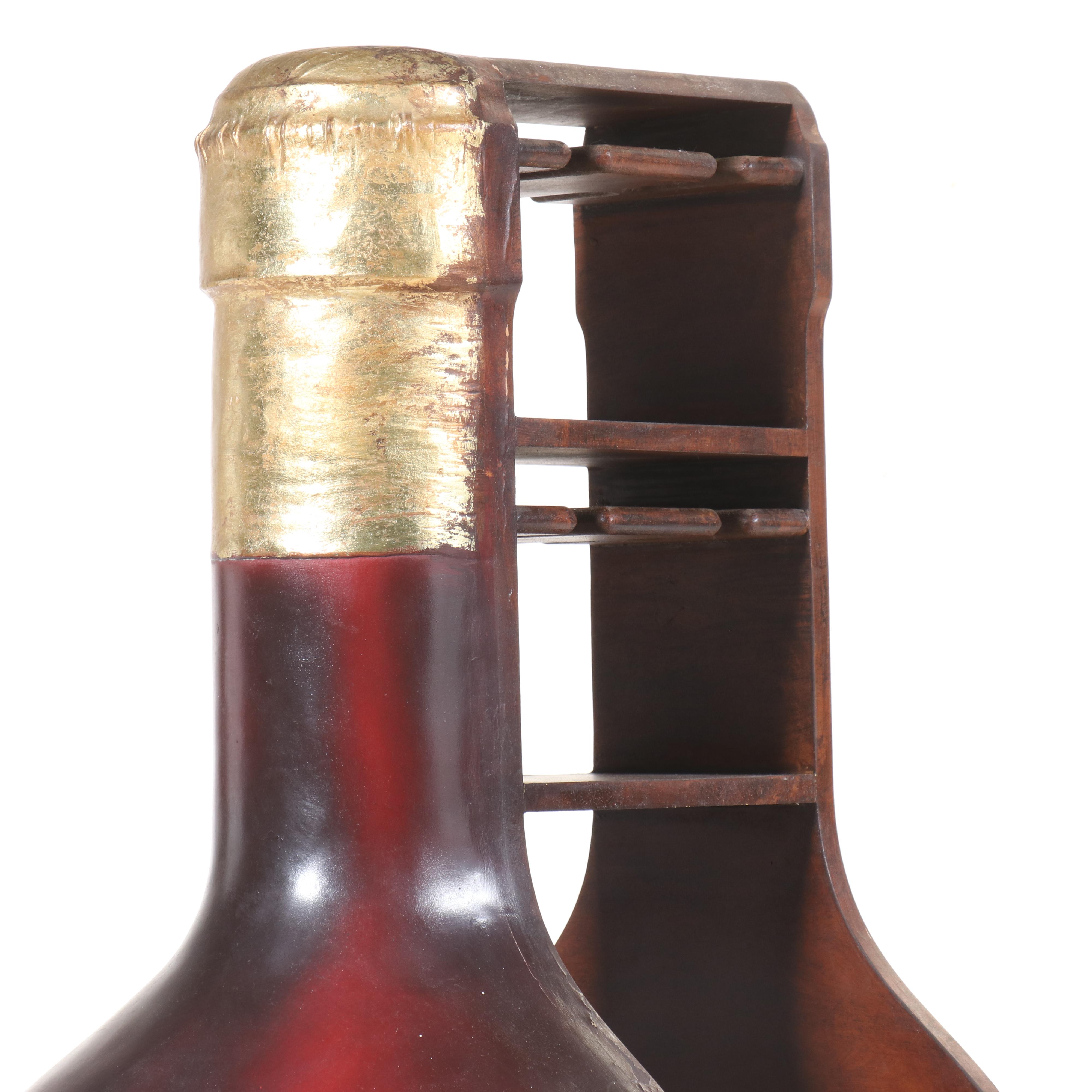 Large "Chateau Lafite-Rothschild 1902" Bottle-Form Wine Cabinet