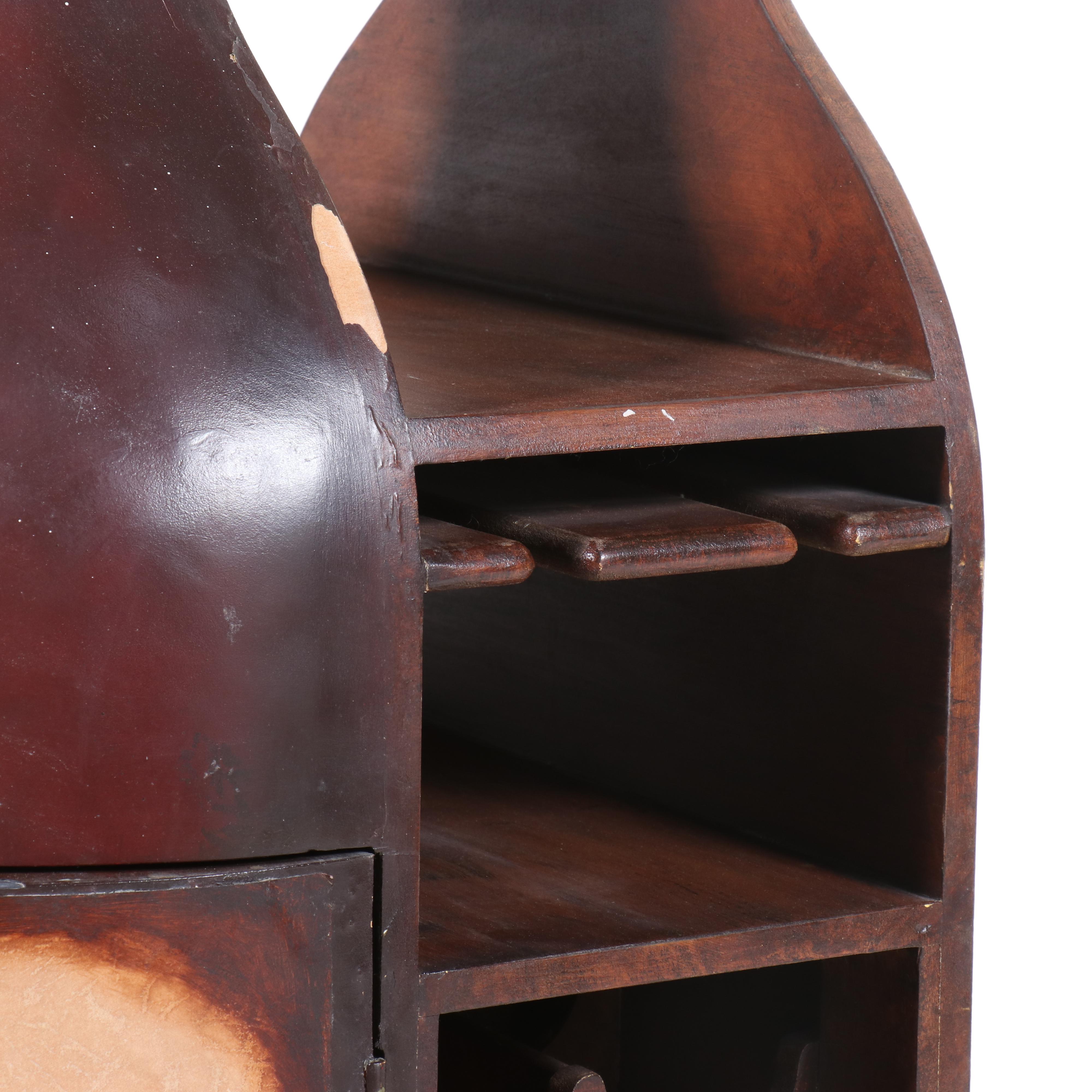 Large "Chateau Lafite-Rothschild 1902" Bottle-Form Wine Cabinet