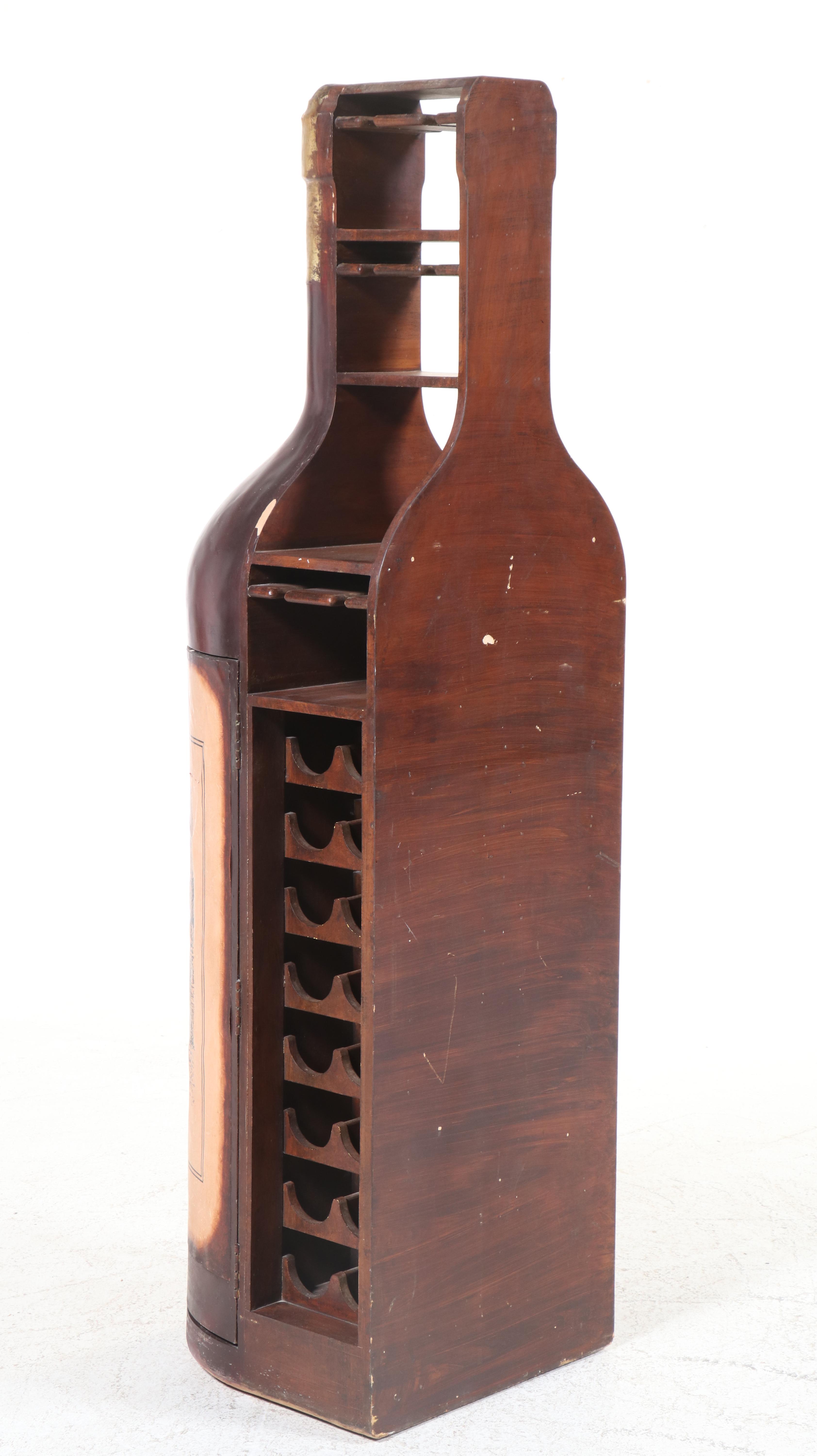 Large "Chateau Lafite-Rothschild 1902" Bottle-Form Wine Cabinet