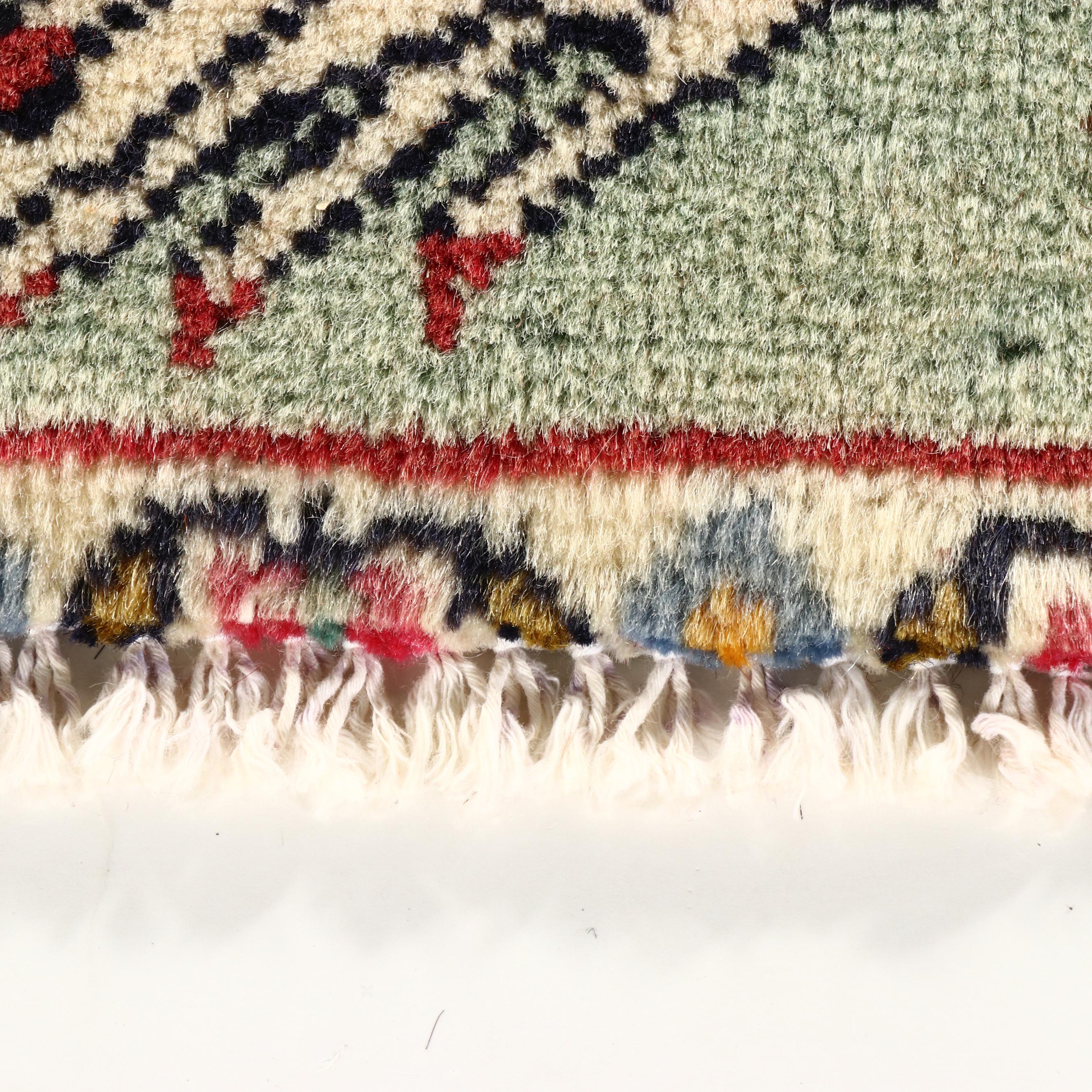 2'1 x 2'2 Hand-Knotted Northwest Persian Pictorial Accent Rug