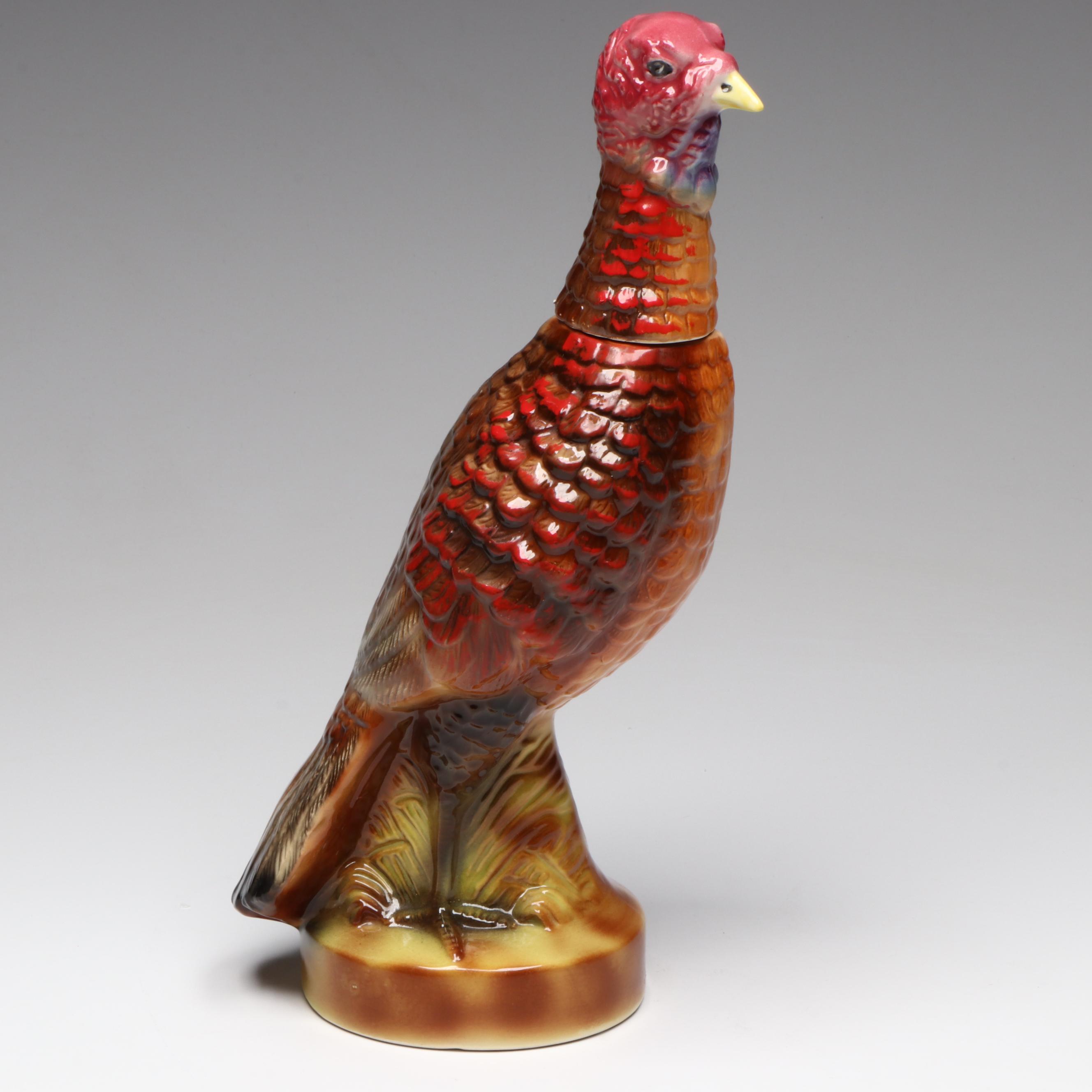 Austin Nichols for Wild Turkey Ceramic Decanter with Shot Glasses