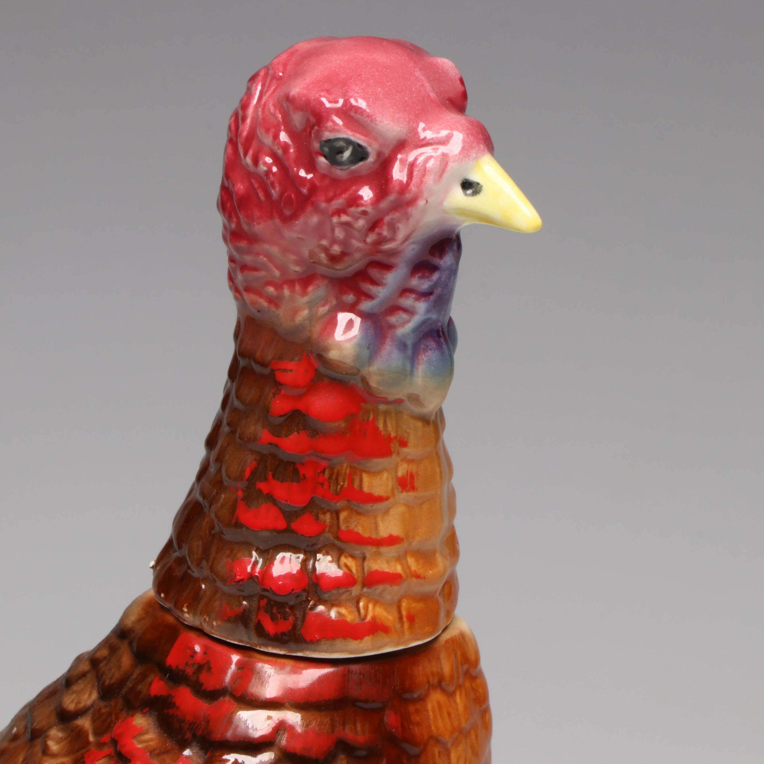 Austin Nichols for Wild Turkey Ceramic Decanter with Shot Glasses