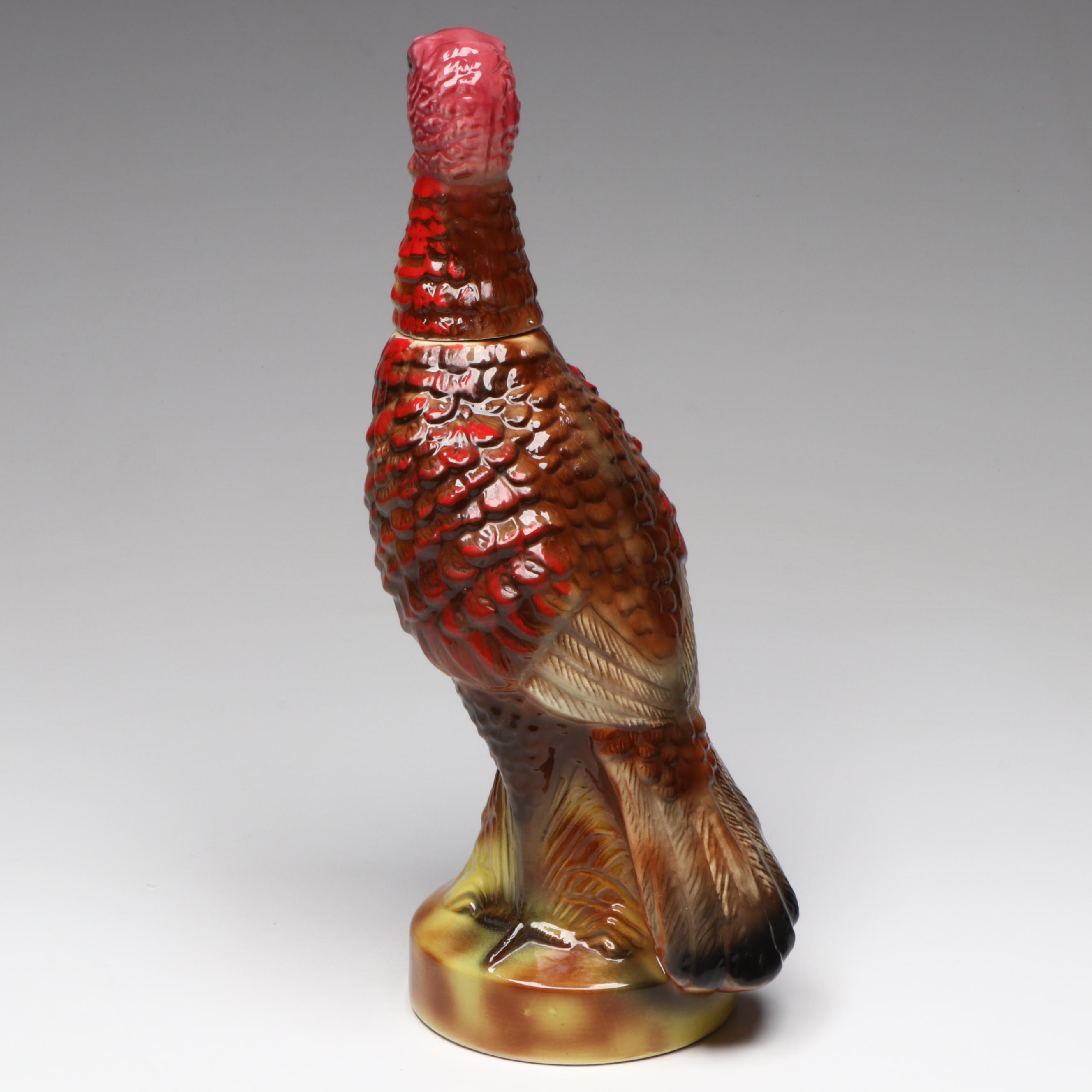 Austin Nichols for Wild Turkey Ceramic Decanter with Shot Glasses