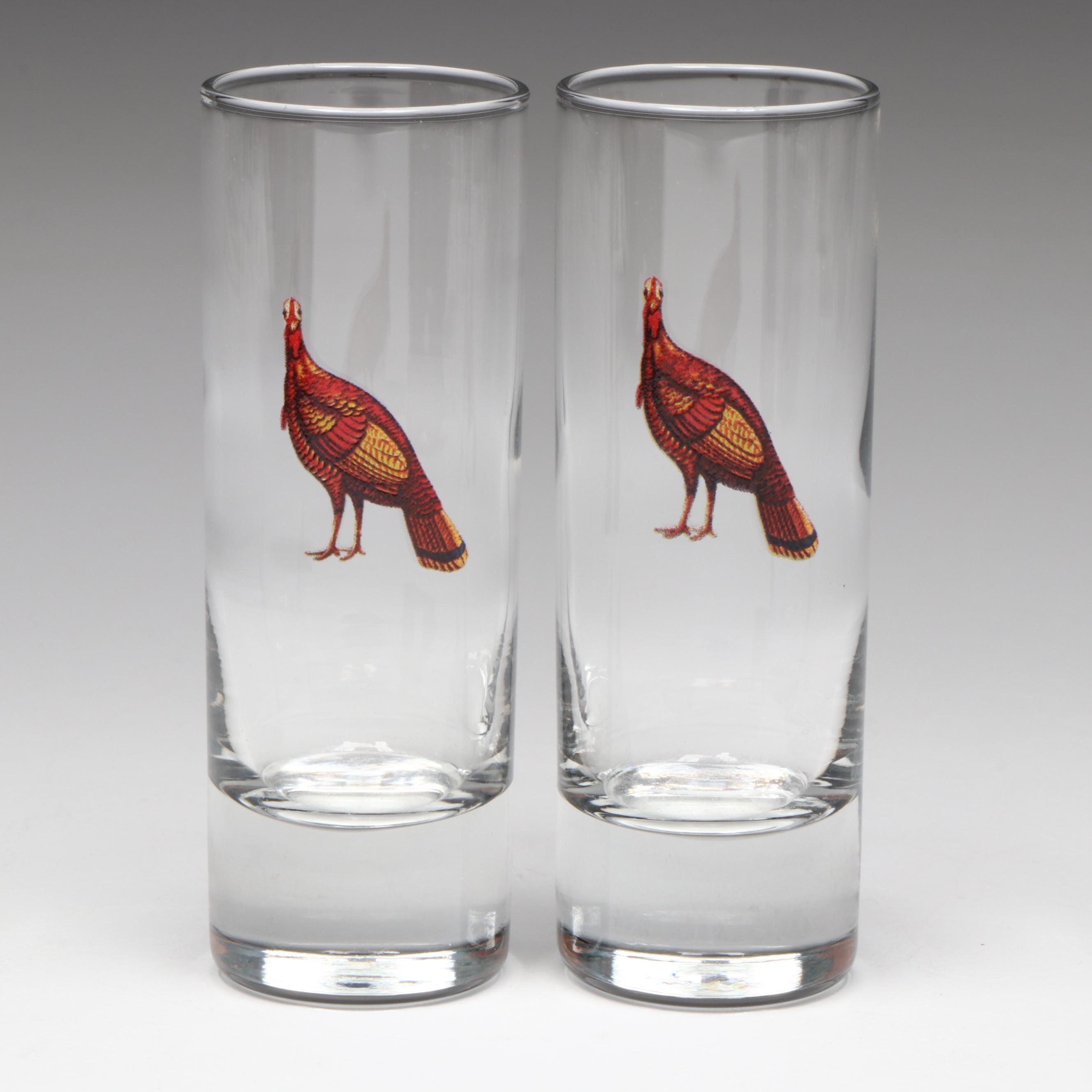Austin Nichols for Wild Turkey Ceramic Decanter with Shot Glasses